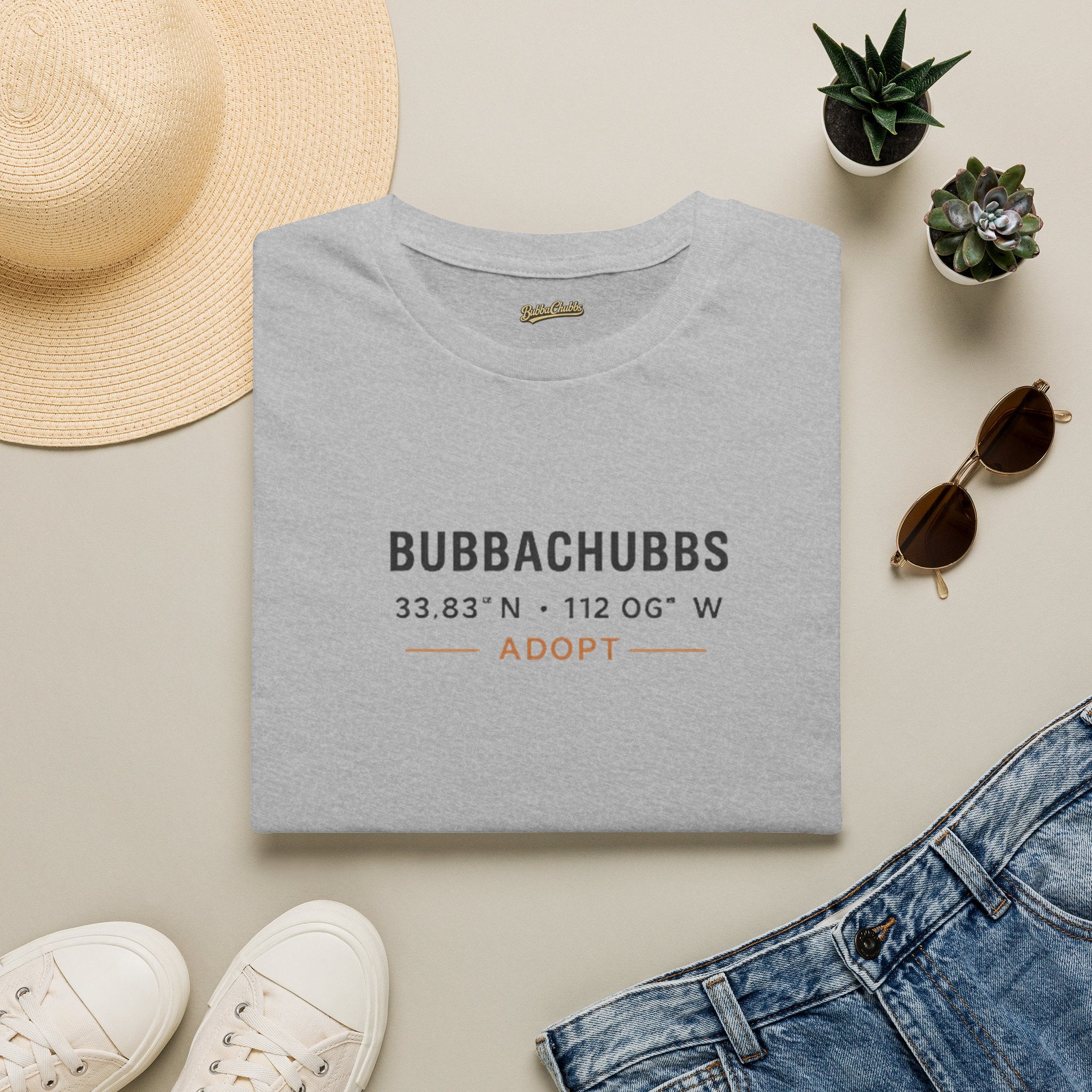 BubbaChubbs Adopt Latitude Tee - BubbaChubbs Brand