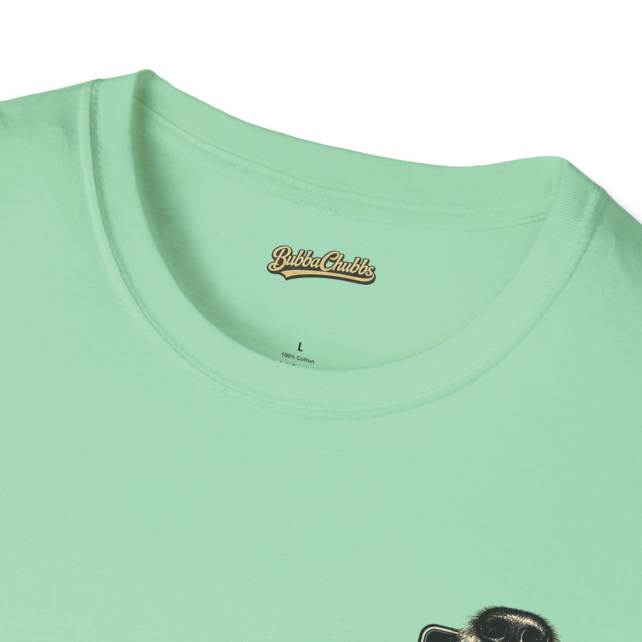 BubbaChubbs Never Stop Being Nosey Small Logo Short-Sleeve Tee - BubbaChubbs Brand