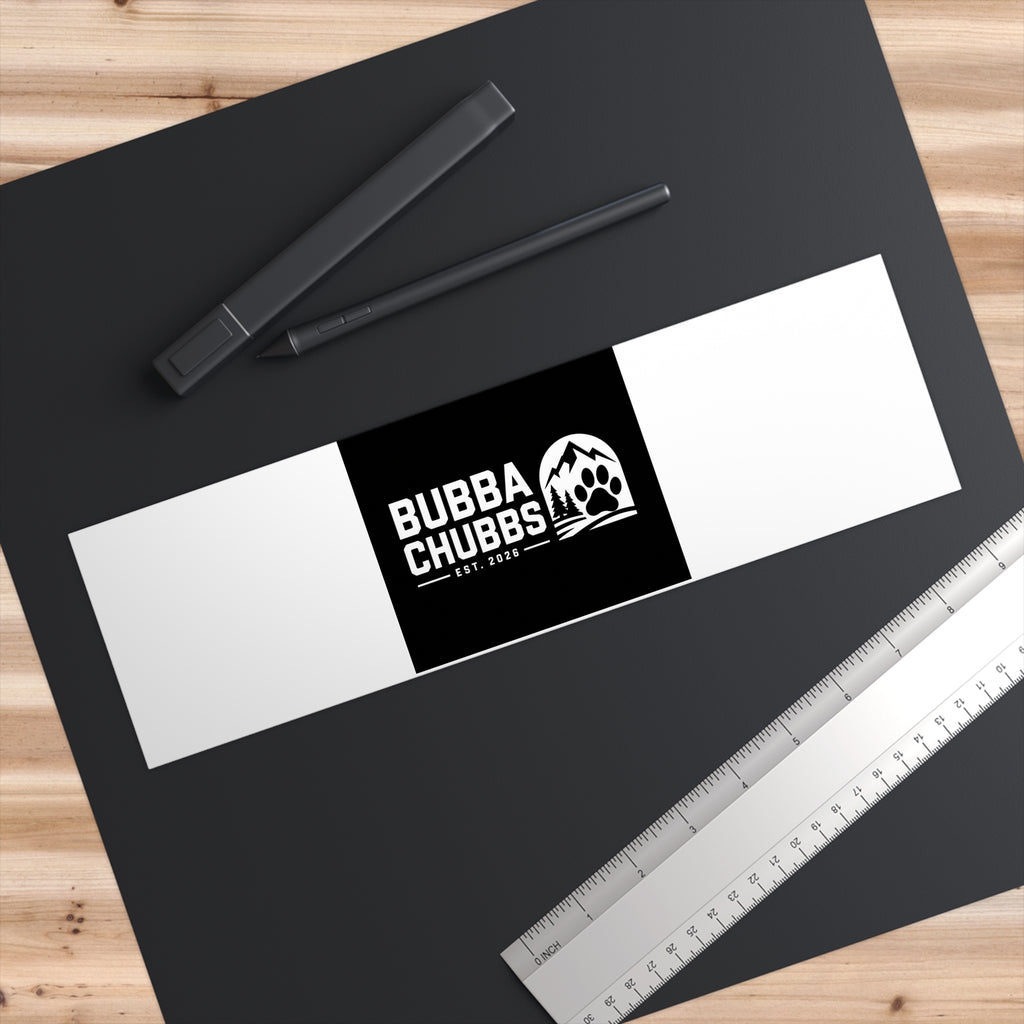 BubbaChubbs Adventure Bumper Sticker — Vintage Script Decal for Cars & Vans - BubbaChubbs Brand