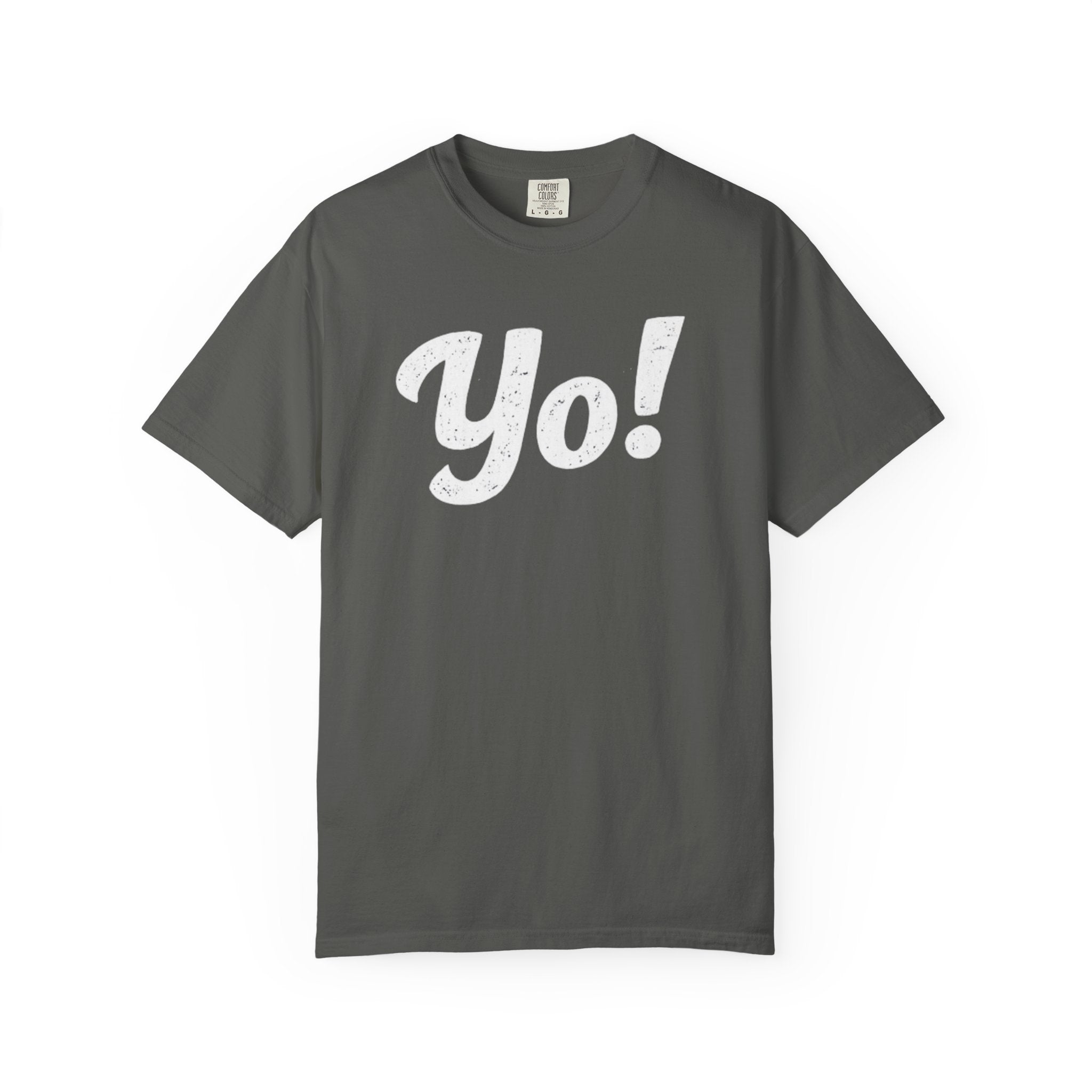 BubbaChubbs Yo! White Lettering Tee - BubbaChubbs Brand