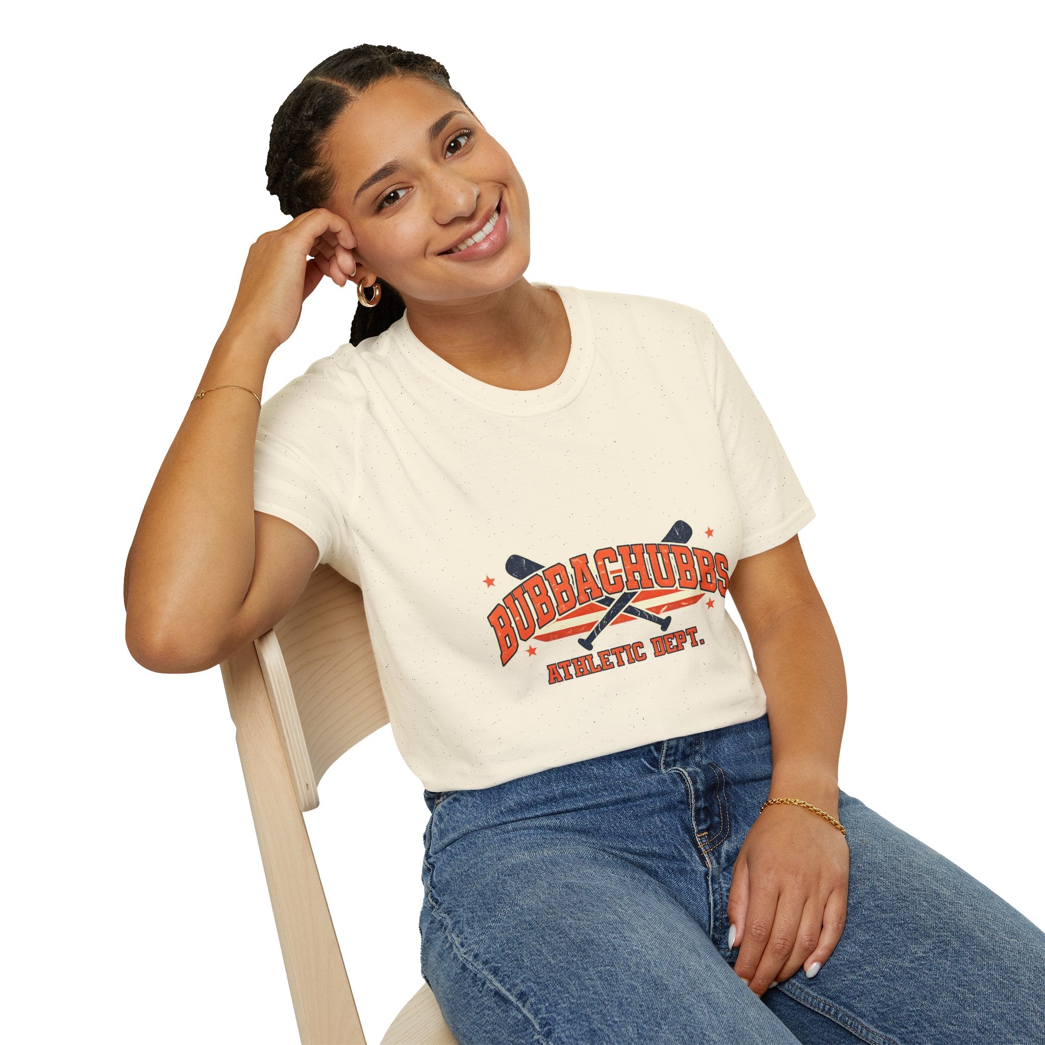BubbaChubbs Athletic Logo Only T-Shirt Printify
