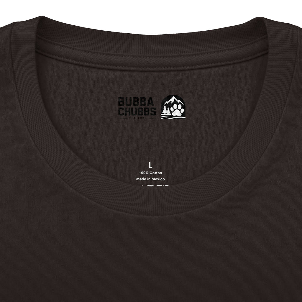BubbaChubbs Minimal Logo Tee — Classic White Cotton Crew - BubbaChubbs Brand