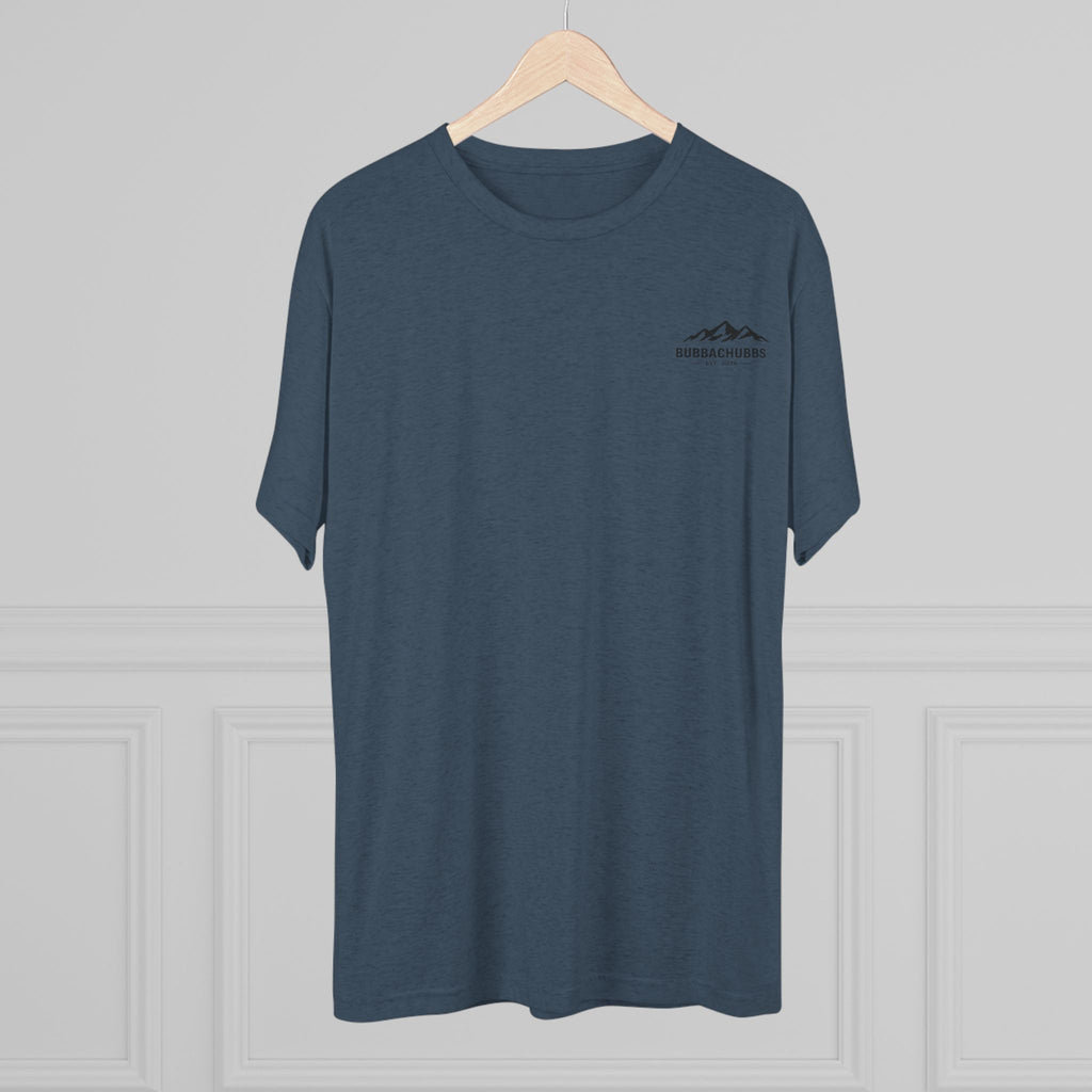 BubbaChubbs Mountains Minimalist Logo Tee — Adventure Outdoor Crew Shirt - BubbaChubbs Brand