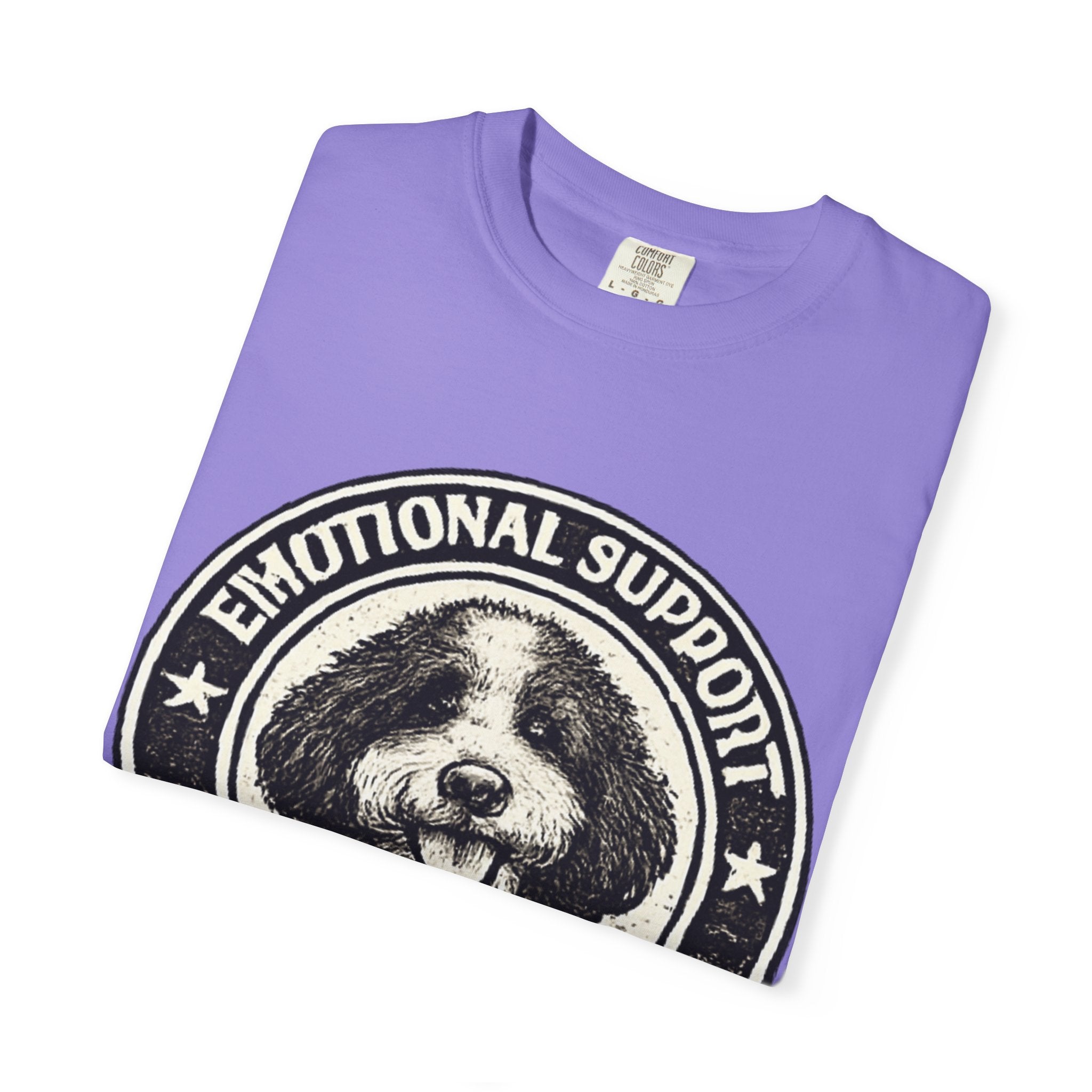 BubbaChubbs Doodle Vintage Emotional Support Style Tee Printify