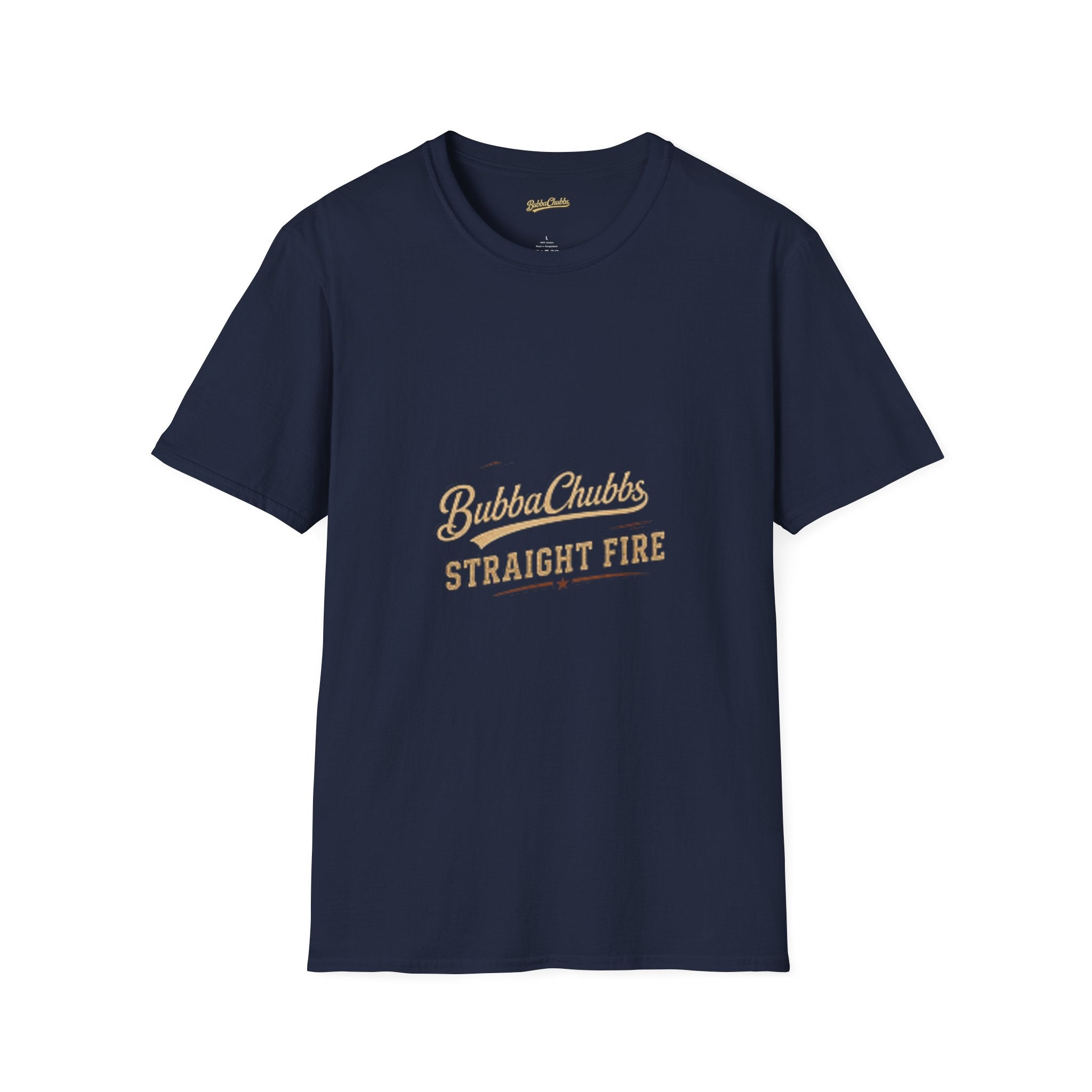 Straight Fire Graphic Tee | BubbaChubbs Bold Statement T-Shirt