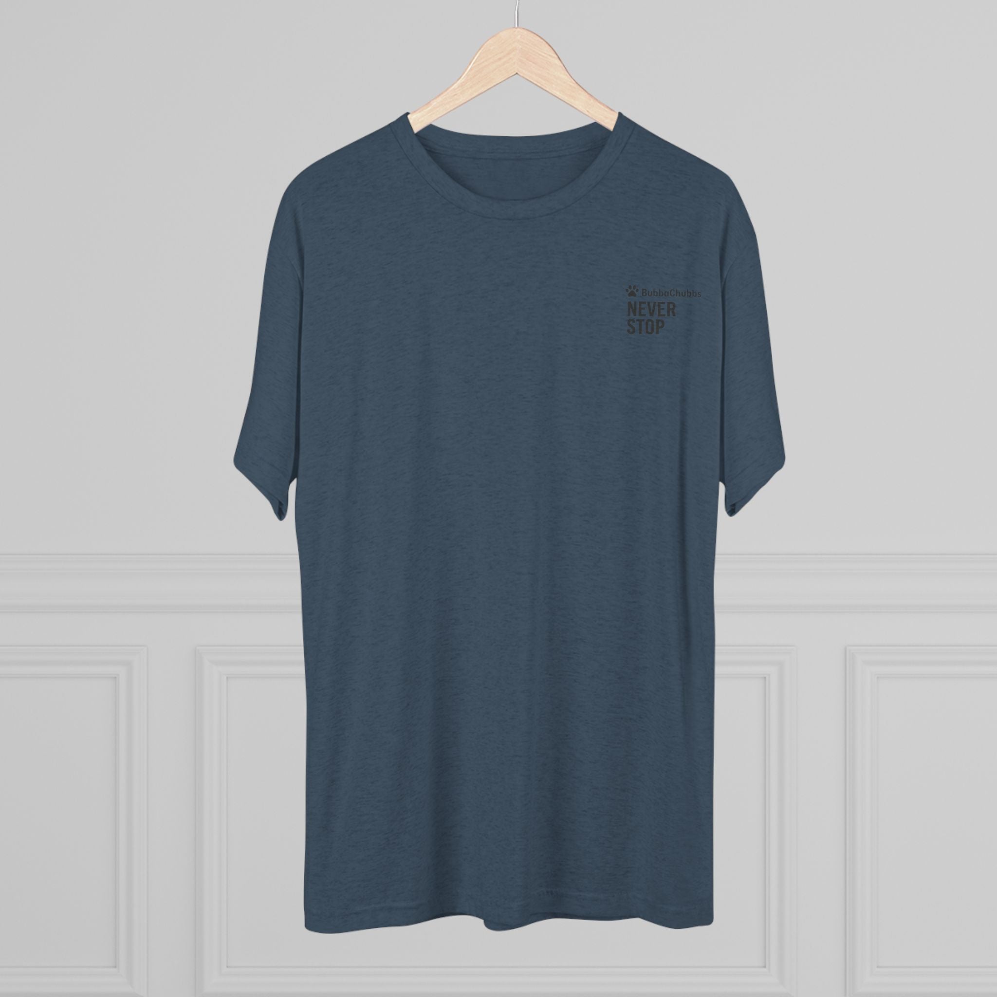 BubbaChubbs Mountains Never Stop — Adventure Outdoor Crew Shirt - BubbaChubbs Brand