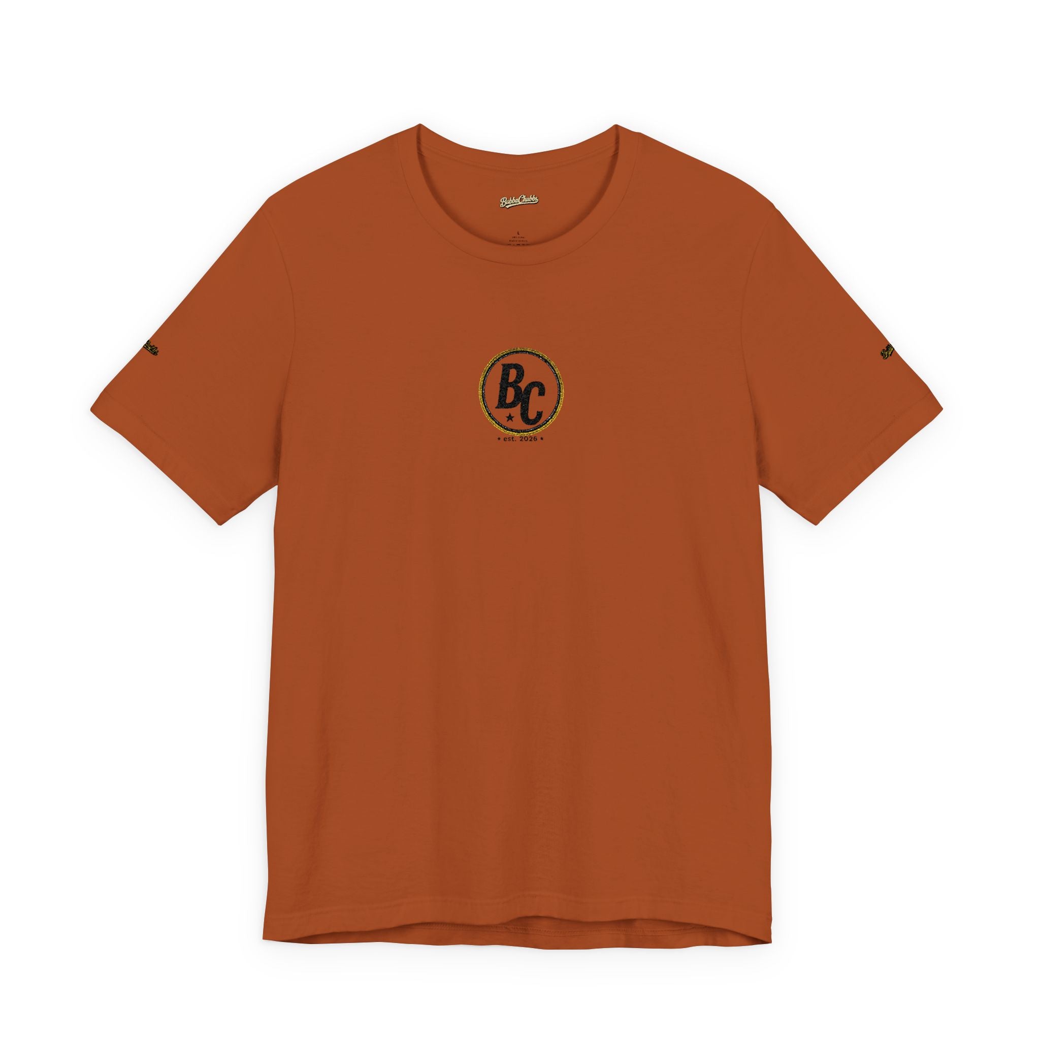 BubbaChubbs - Embroidered Logo - Unisex Jersey Short Sleeve Tee