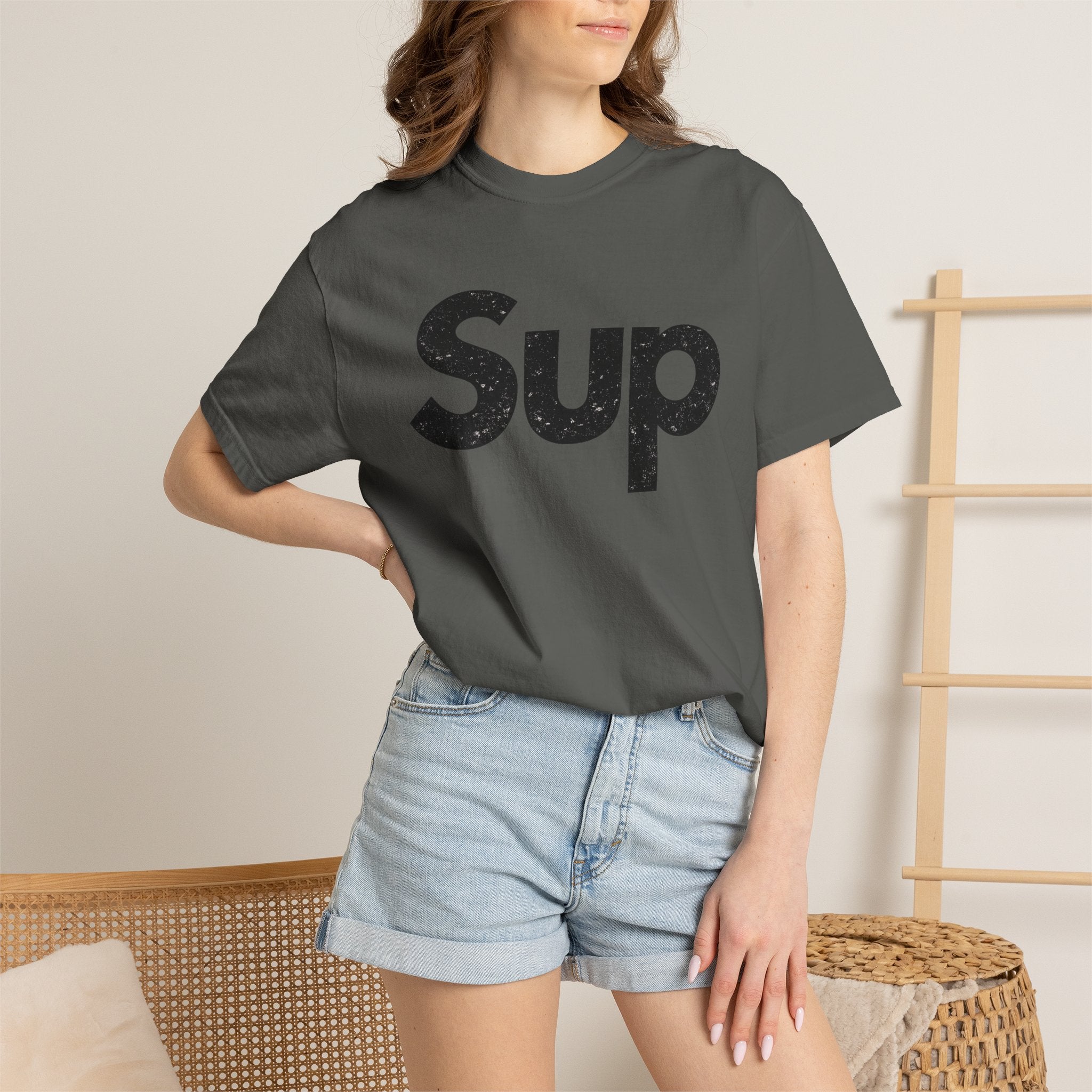 BubbaChubbs Sup Black Lettering Tee - BubbaChubbs Brand