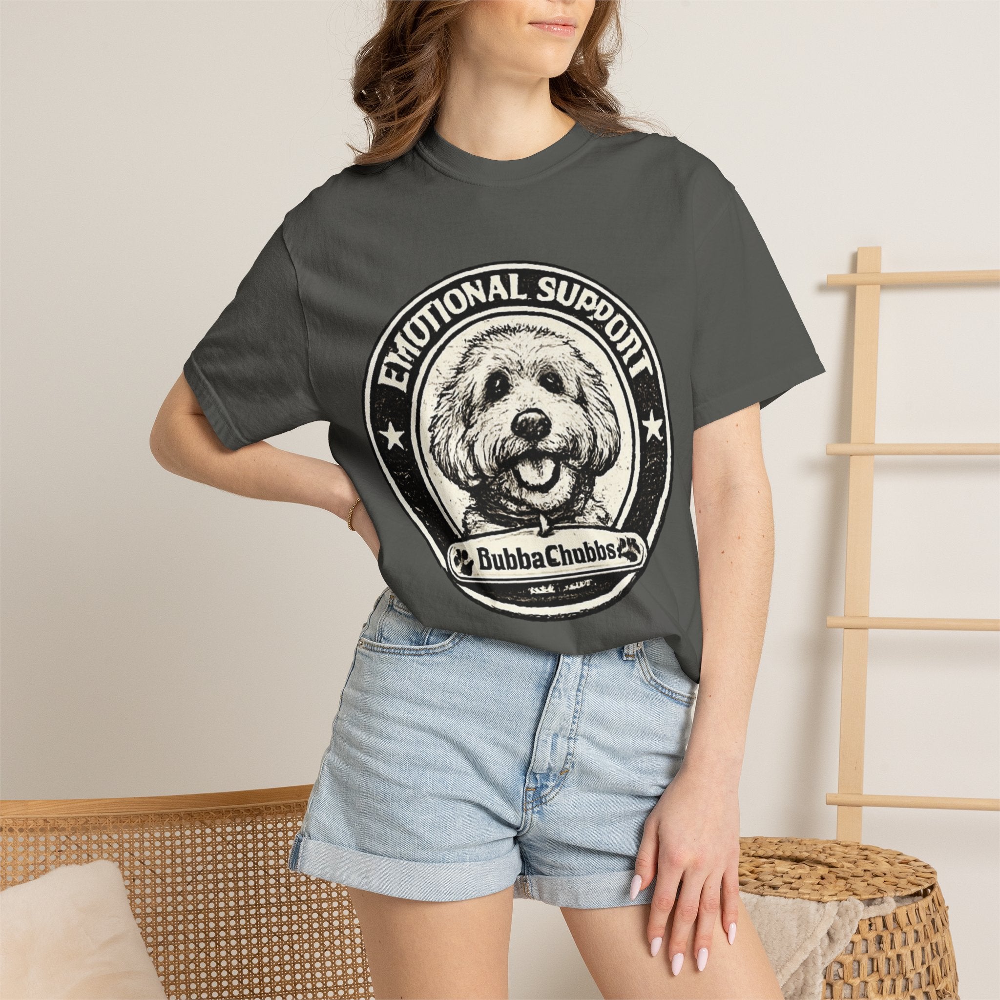 BubbaChubbs Vintage Emotional Support Style Tee Printify