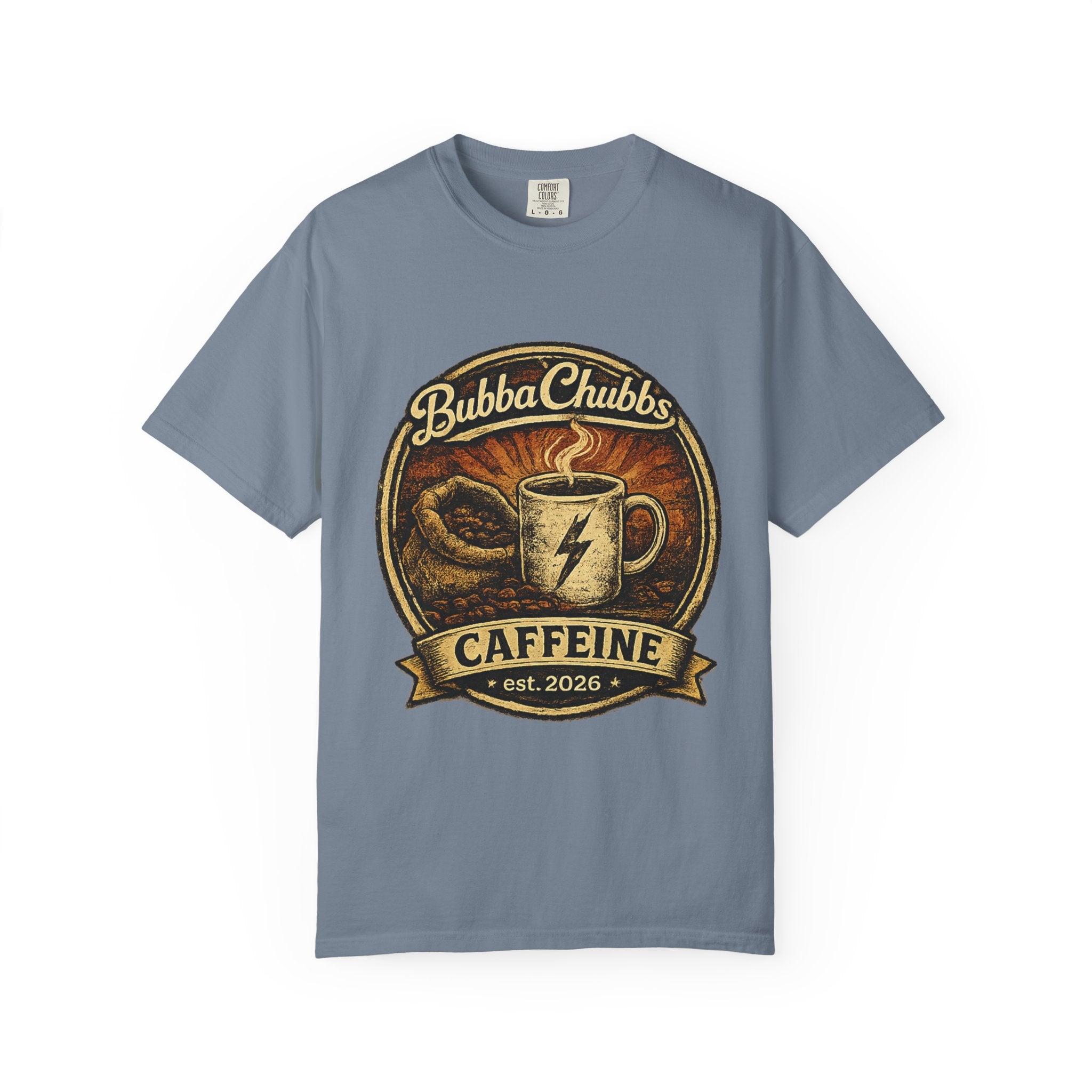 Coffee Jolt Graphic Tee | BubbaChubbs Get Out Stay Wild T-Shirt