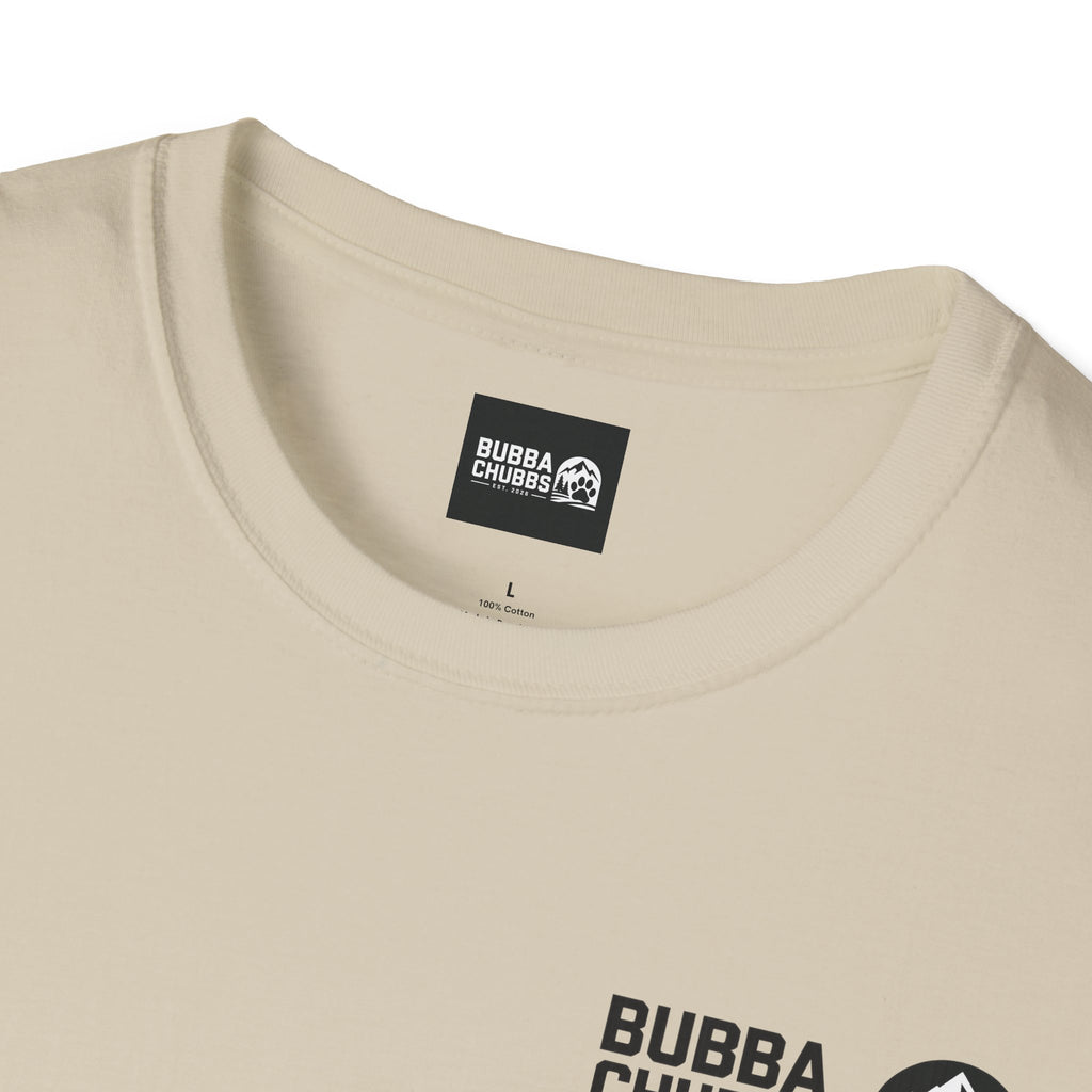 BubbaChubbs Updated Modern Logo Transparent Short-Sleeve Tee - BubbaChubbs Brand