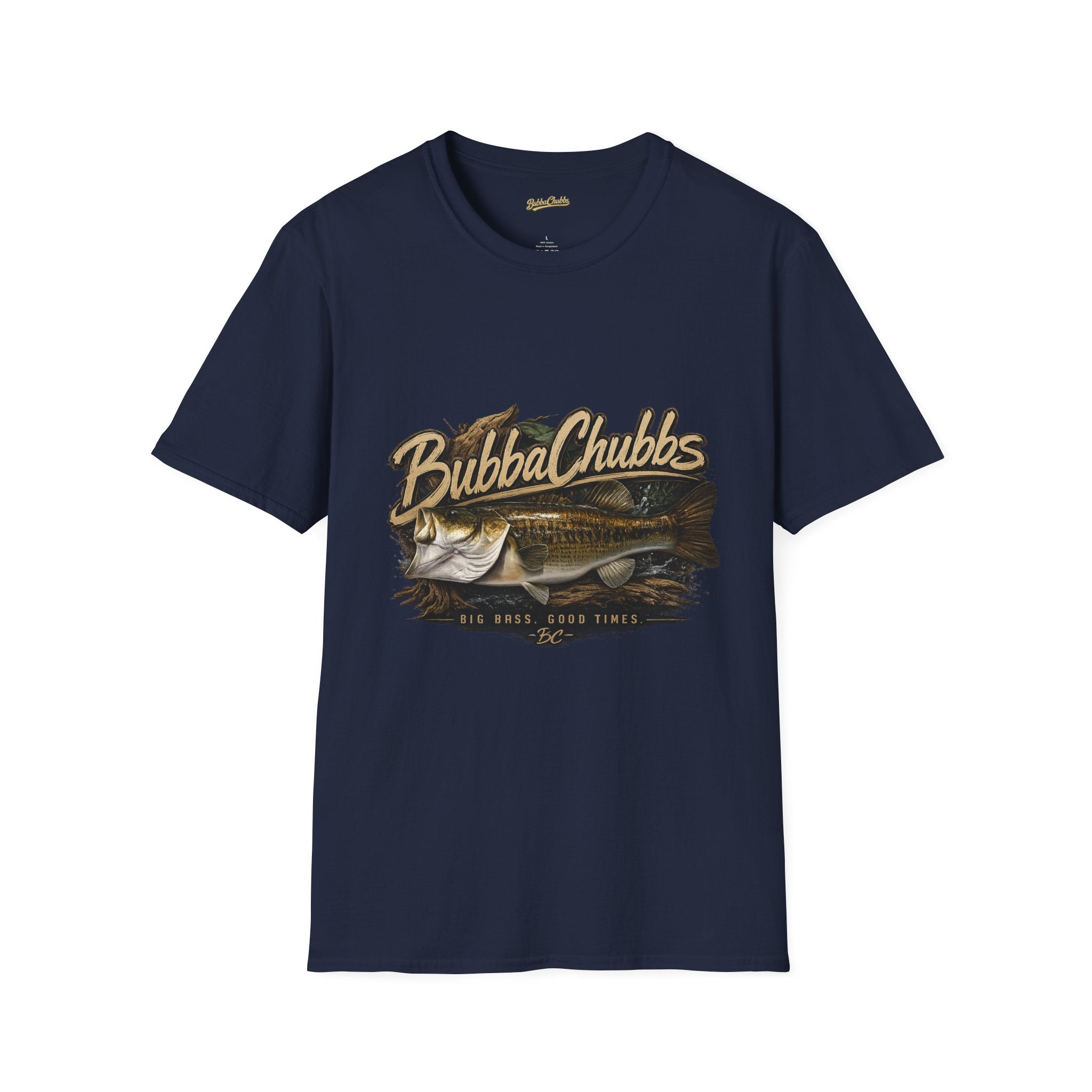 BubbaChubbs Gone Fishing Graphic Tee Printify