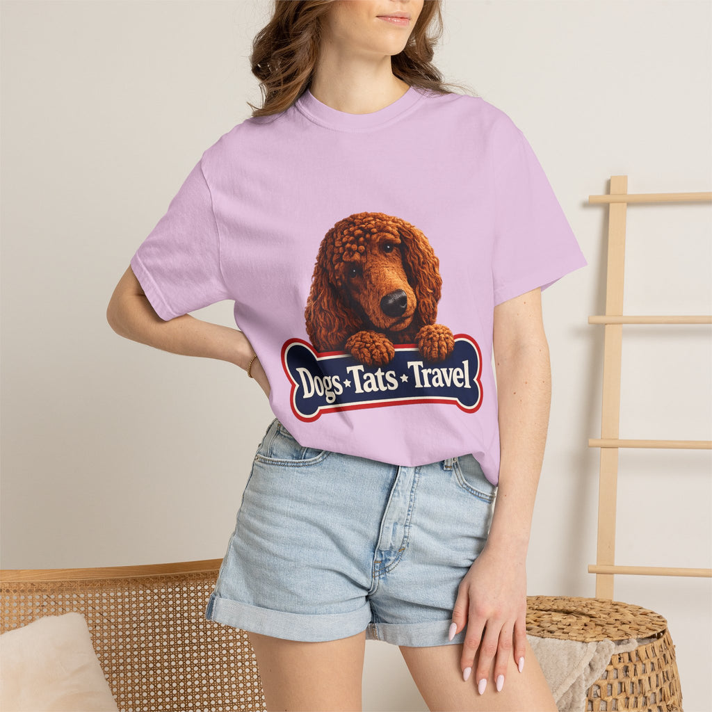 BubbaChubbs Dogs Tats Travel with Dog Wording Tee Printify