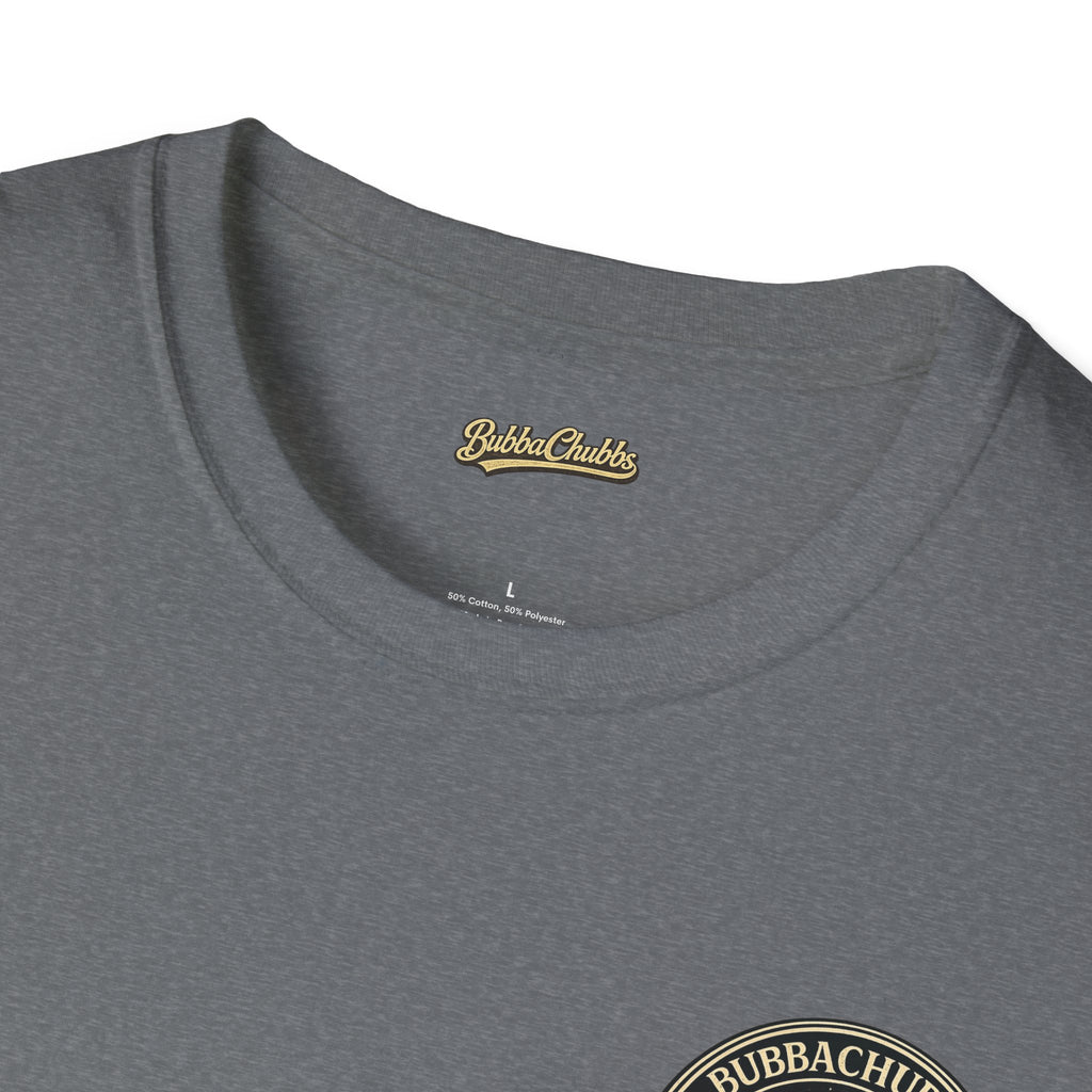 BubbaChubbs Himself Chest Full Small Logo Short-Sleeve Tee - BubbaChubbs Brand