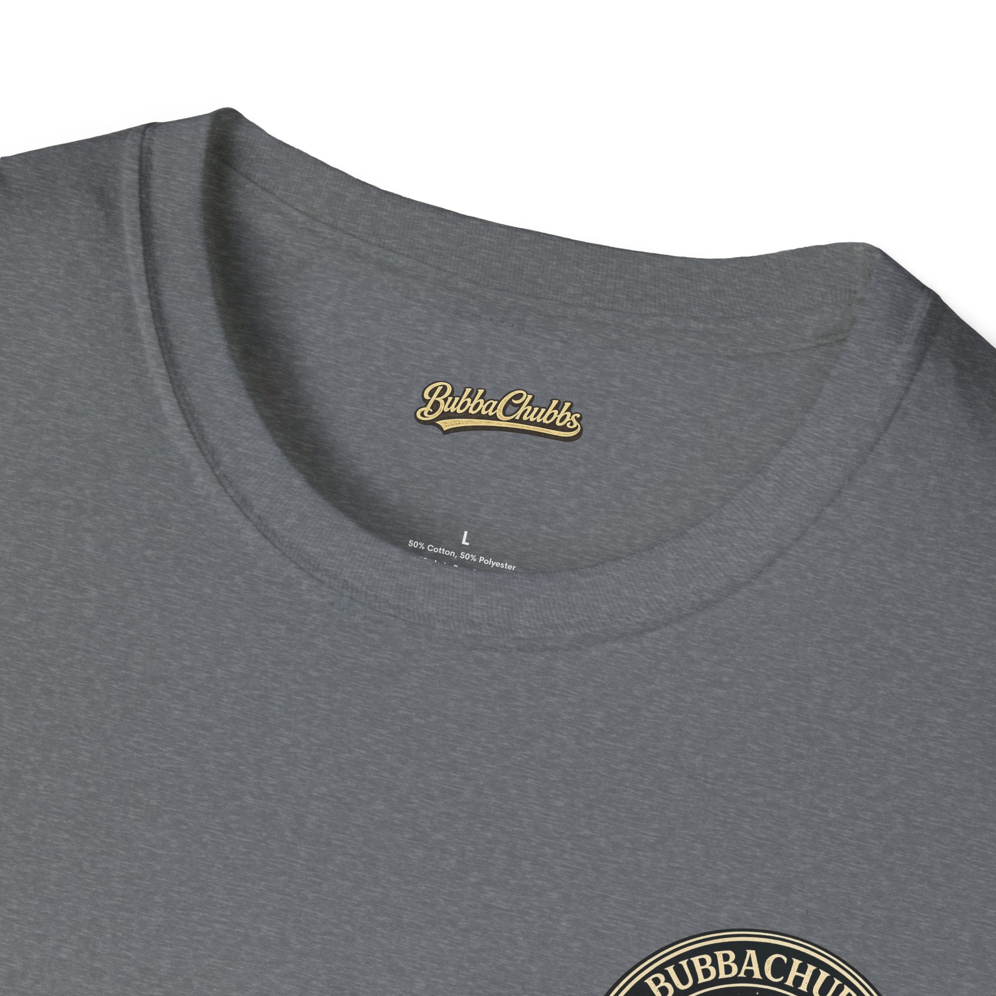 BubbaChubbs Himself Chest Full Small Logo Short-Sleeve Tee - BubbaChubbs Brand