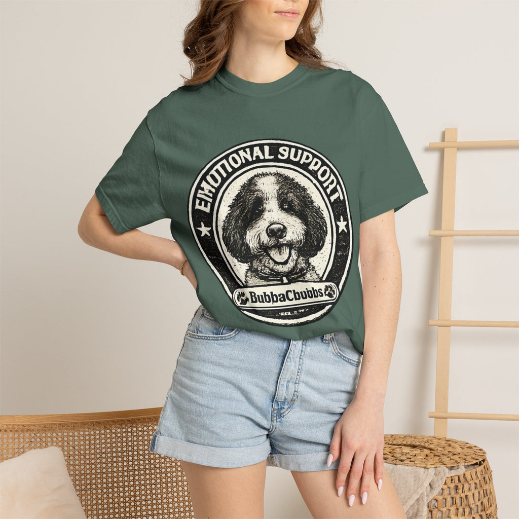 BubbaChubbs Doodle Vintage Emotional Support Style Tee Printify