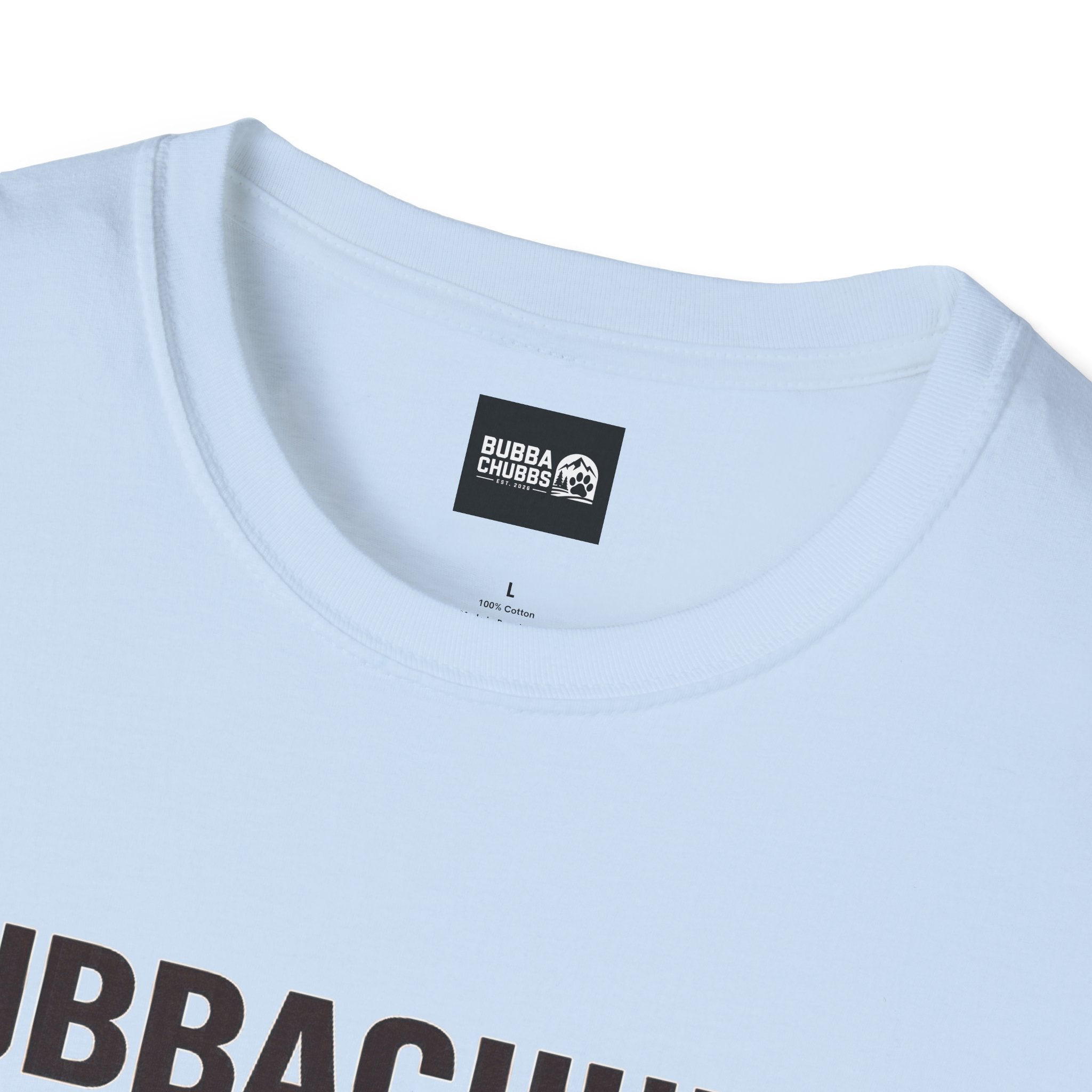 BubbaChubbs Logo front Coordinates Short-Sleeve Tee - BubbaChubbs Brand
