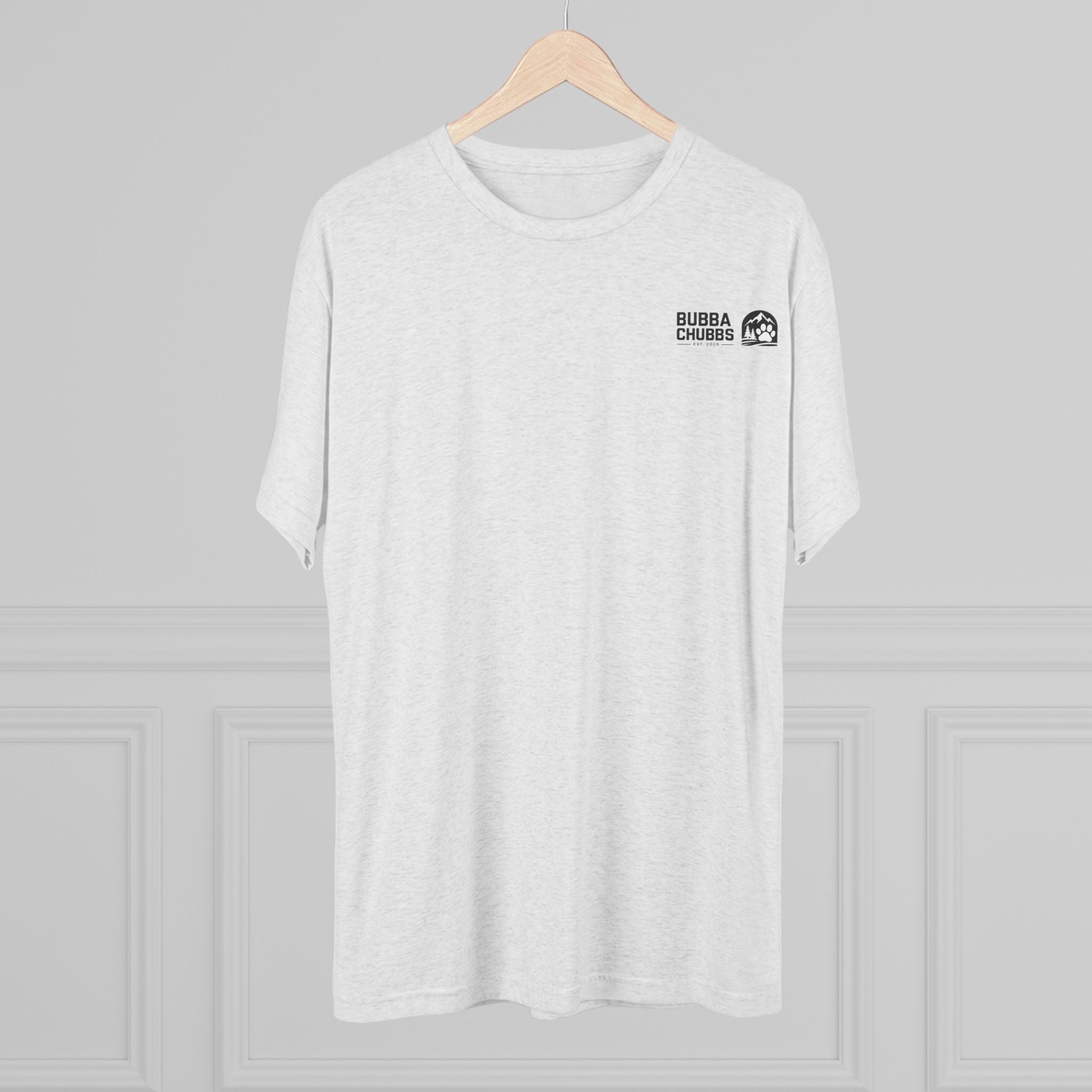 BubbaChubbs Mountains Minimalist Logo Tee — Adventure Outdoor Crew Shirt - BubbaChubbs Brand
