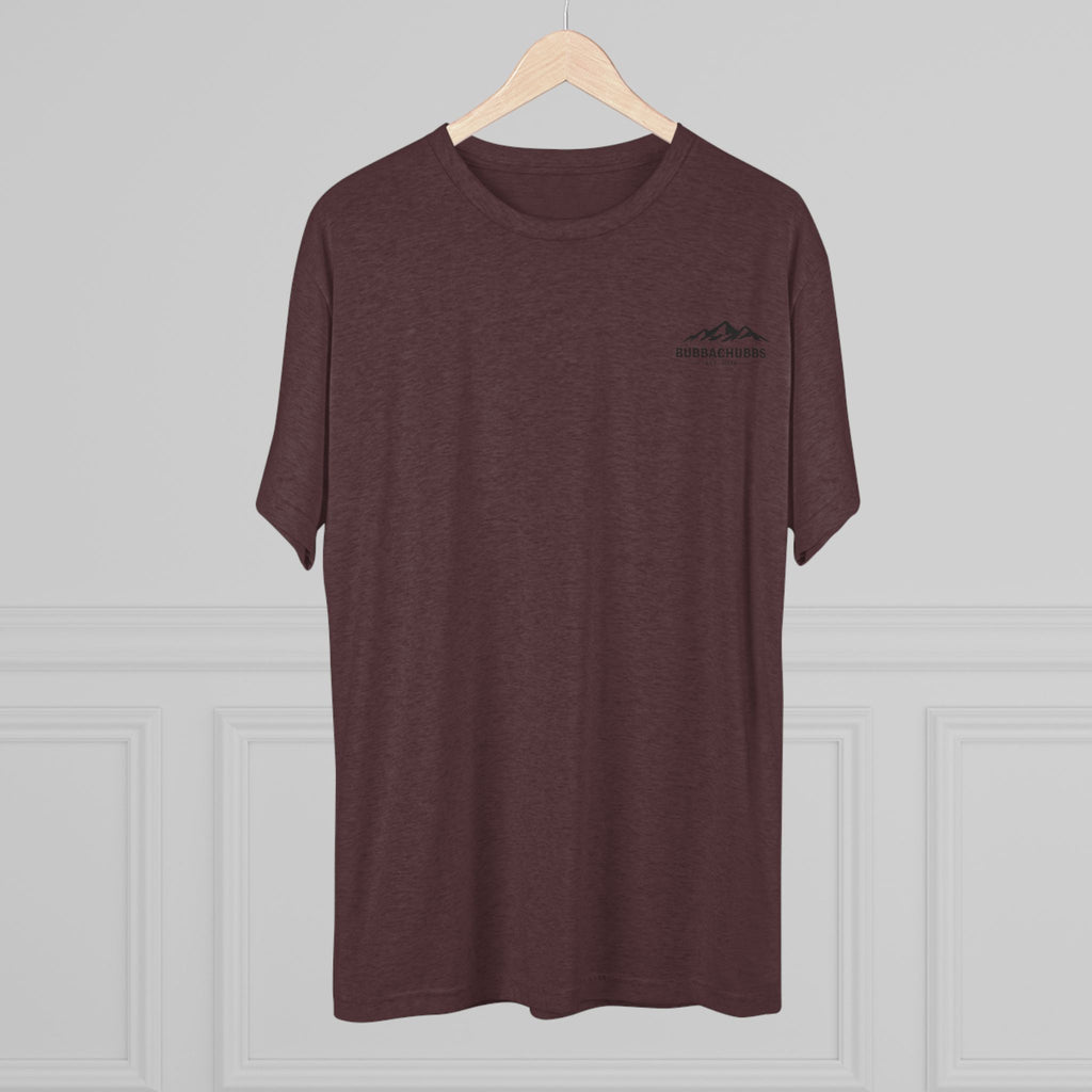 BubbaChubbs Mountains Minimalist Logo Tee — Adventure Outdoor Crew Shirt - BubbaChubbs Brand