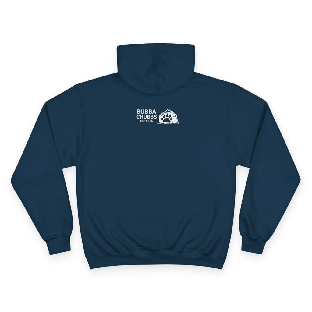 Champion Hoodie — BubbaChubbs Dog Sunset Graphic Hoodie