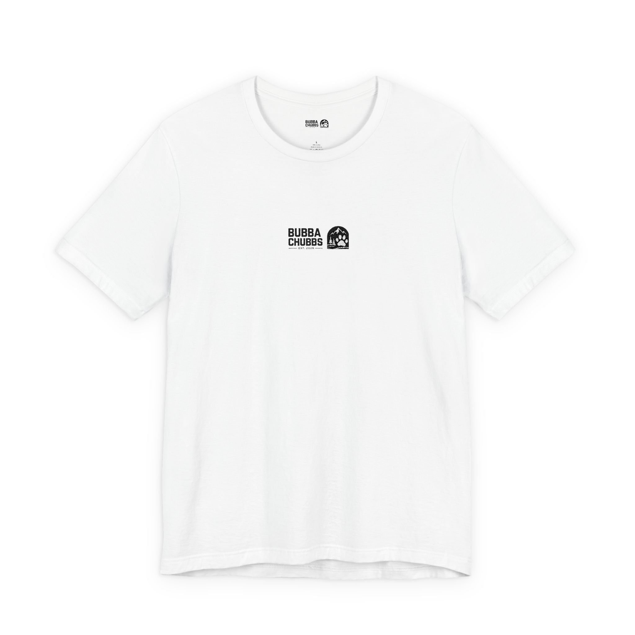 BubbaChubbs - Embroidered Logo - Unisex Jersey Short Sleeve Tee Printify