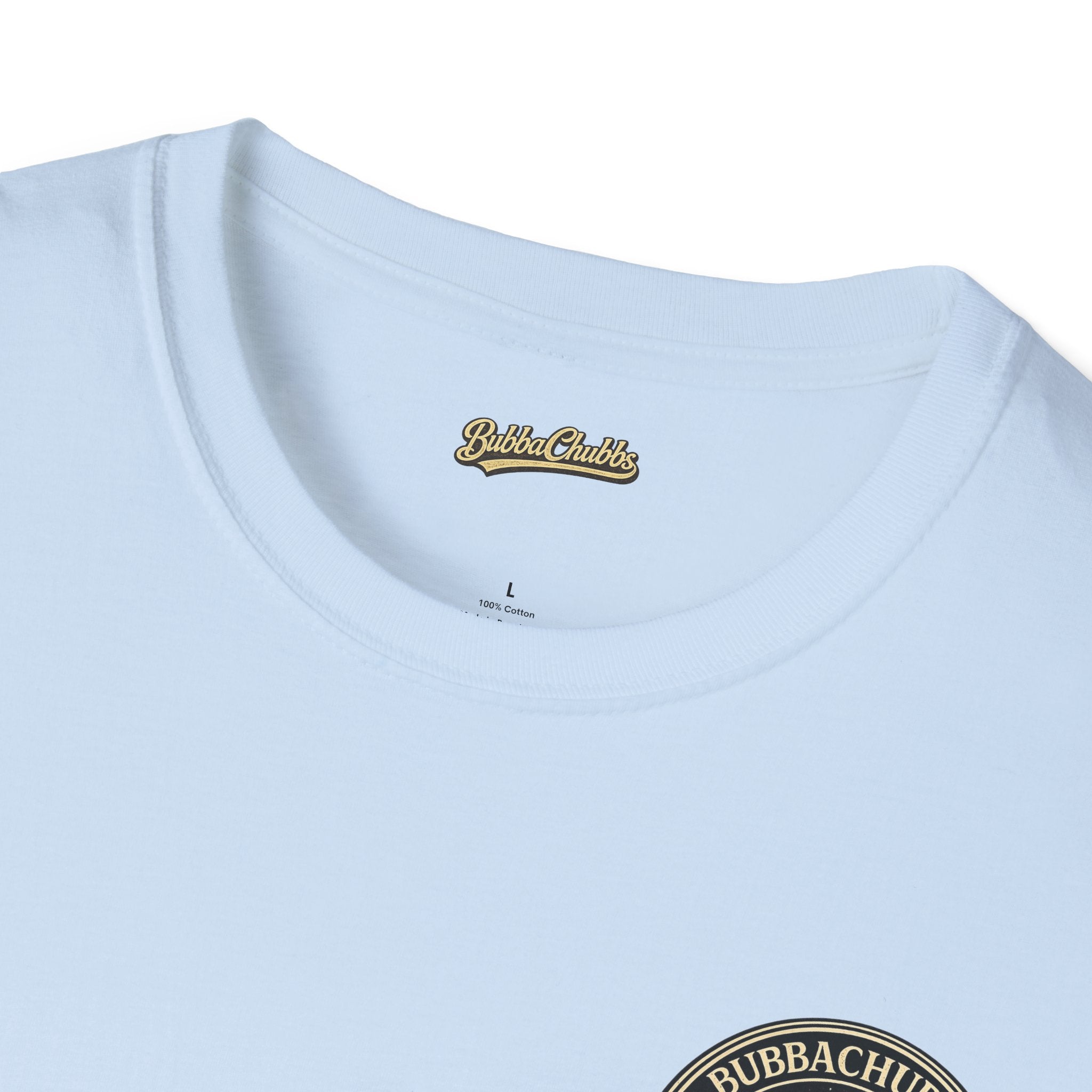 BubbaChubbs Himself Chest Full Small Logo Short-Sleeve Tee - BubbaChubbs Brand