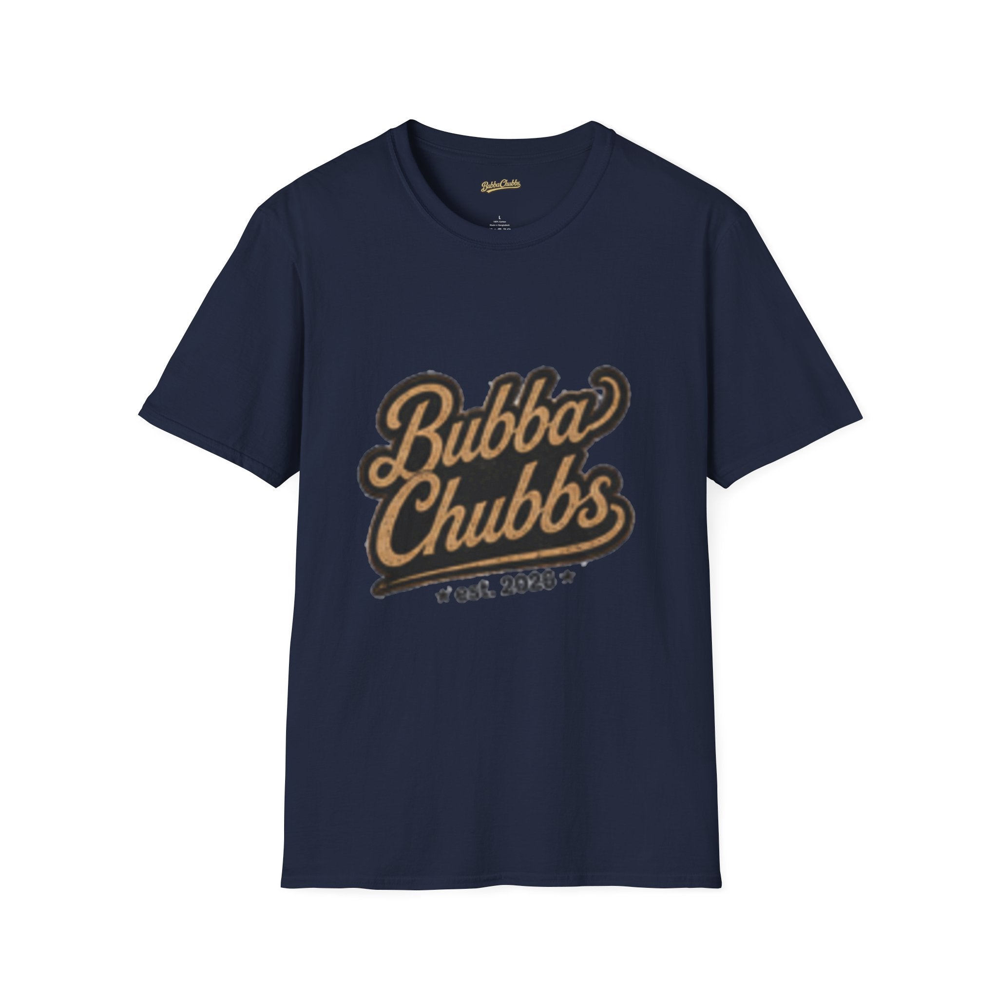 BubbaChubbs Faded Logo Only T-Shirt Printify
