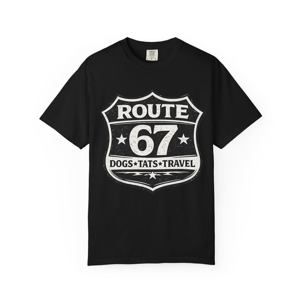 BubbaChubbs Dogs Tats Travel 67 LoL Simple Tee Printify