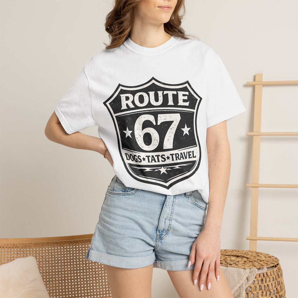 BubbaChubbs Dogs Tats Travel 67 LoL Simple Tee Printify