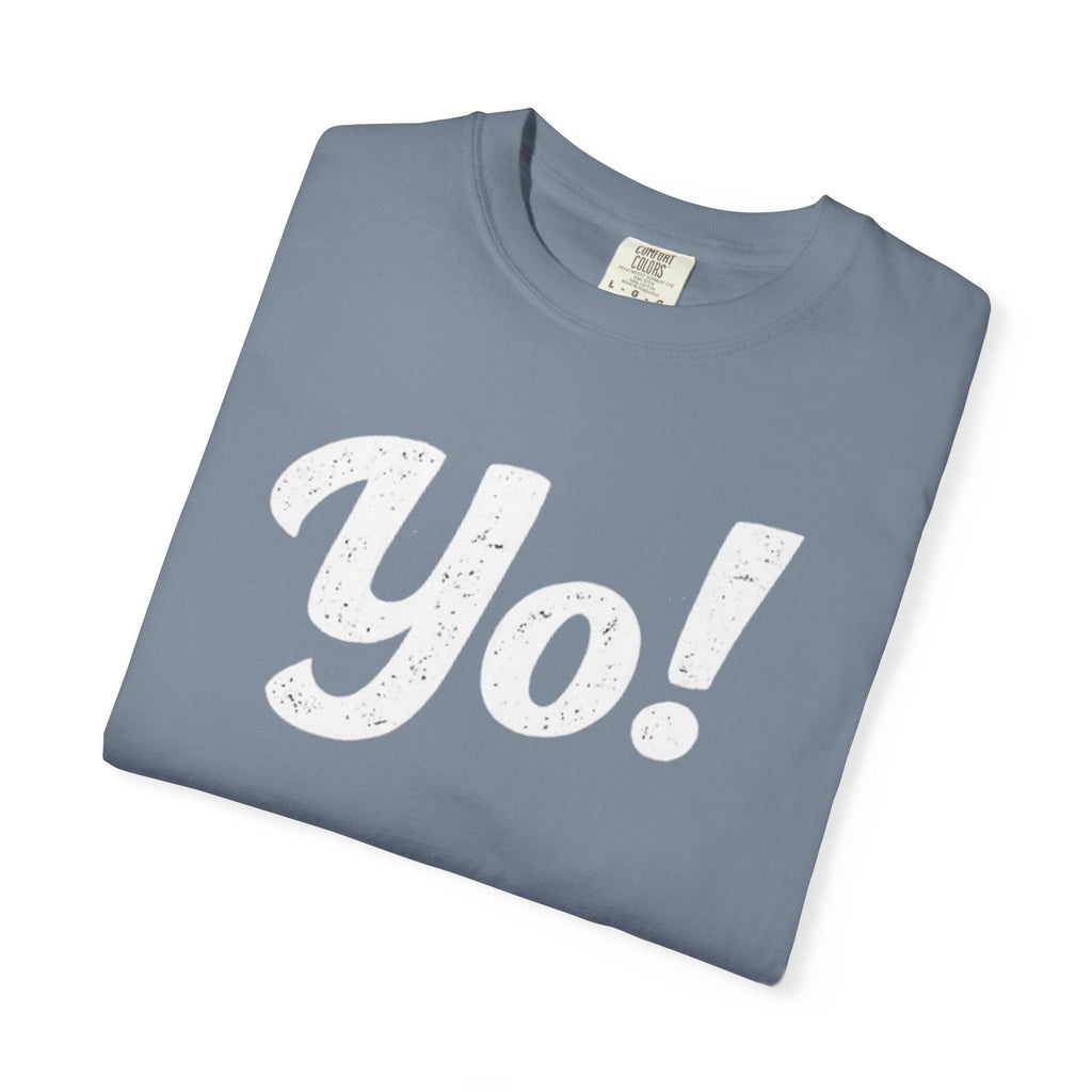 BubbaChubbs Yo! White Lettering Tee - BubbaChubbs Brand