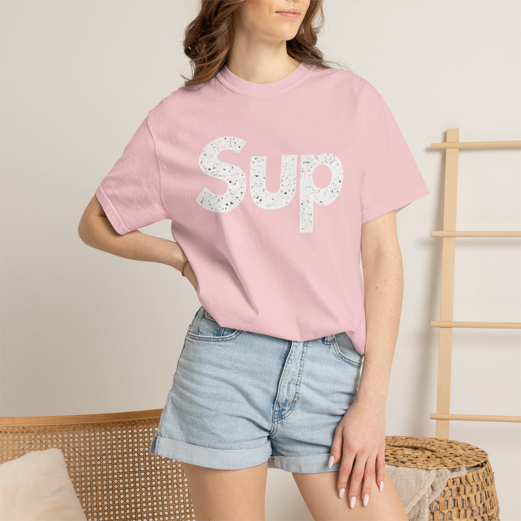 BubbaChubbs Sup White Lettering Tee - BubbaChubbs Brand
