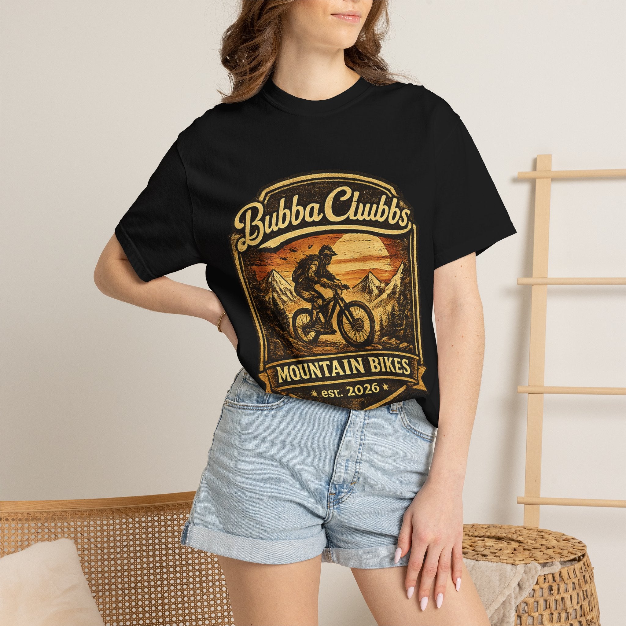 Mountain Bikes Graphic Tee | BubbaChubbs Get Out Stay Wild T-Shirt