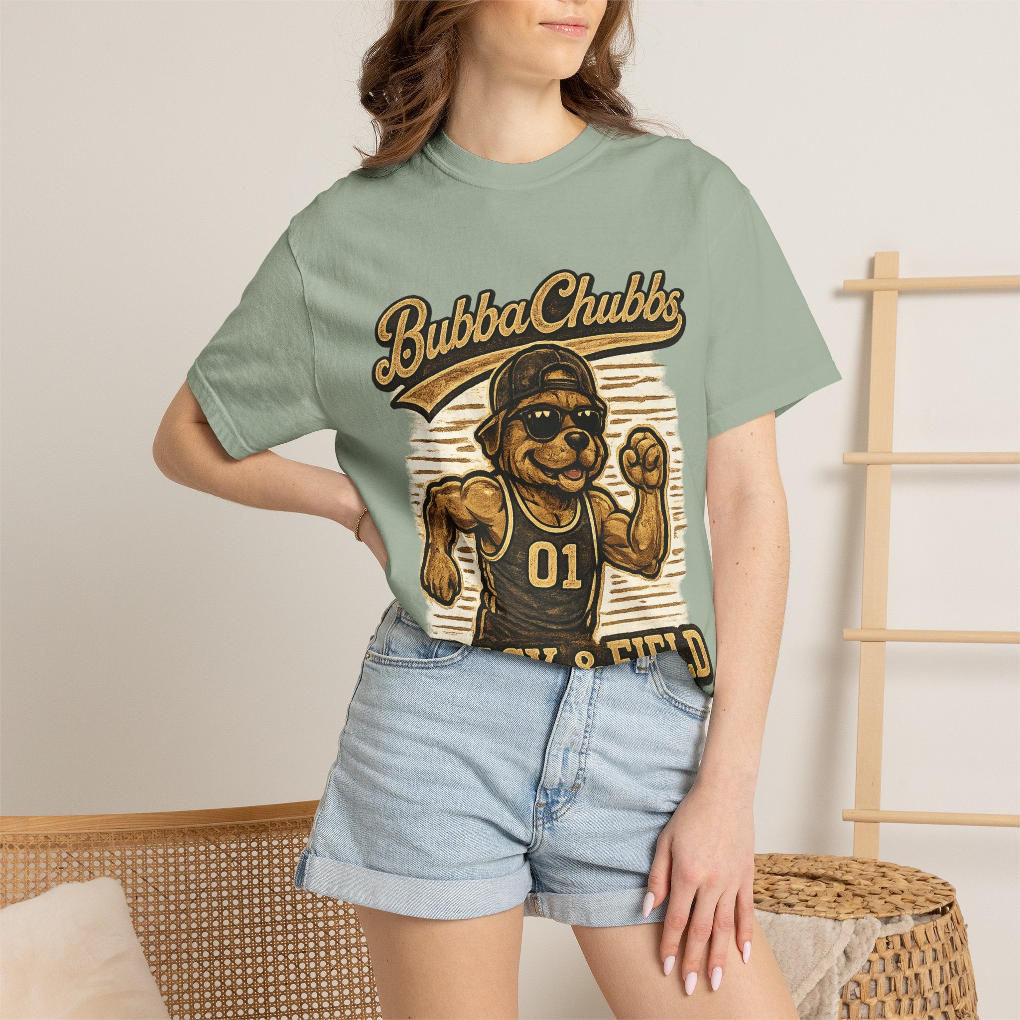 Track & Field Graphic Tee | BubbaChubbs Get Out Stay Wild T-Shirt