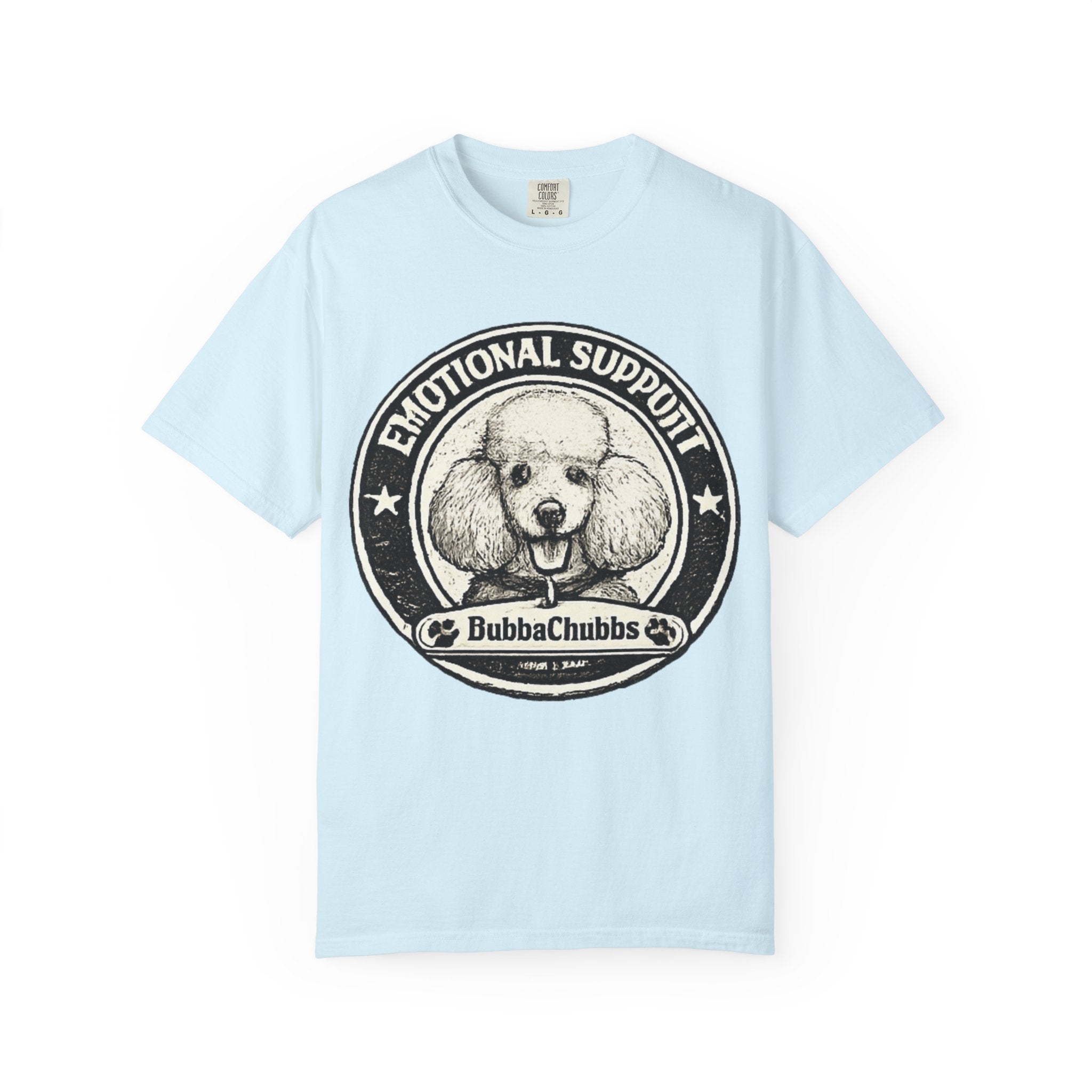 BubbaChubbs Vintage Poodle Emotional Support Style Tee - BubbaChubbs Brand