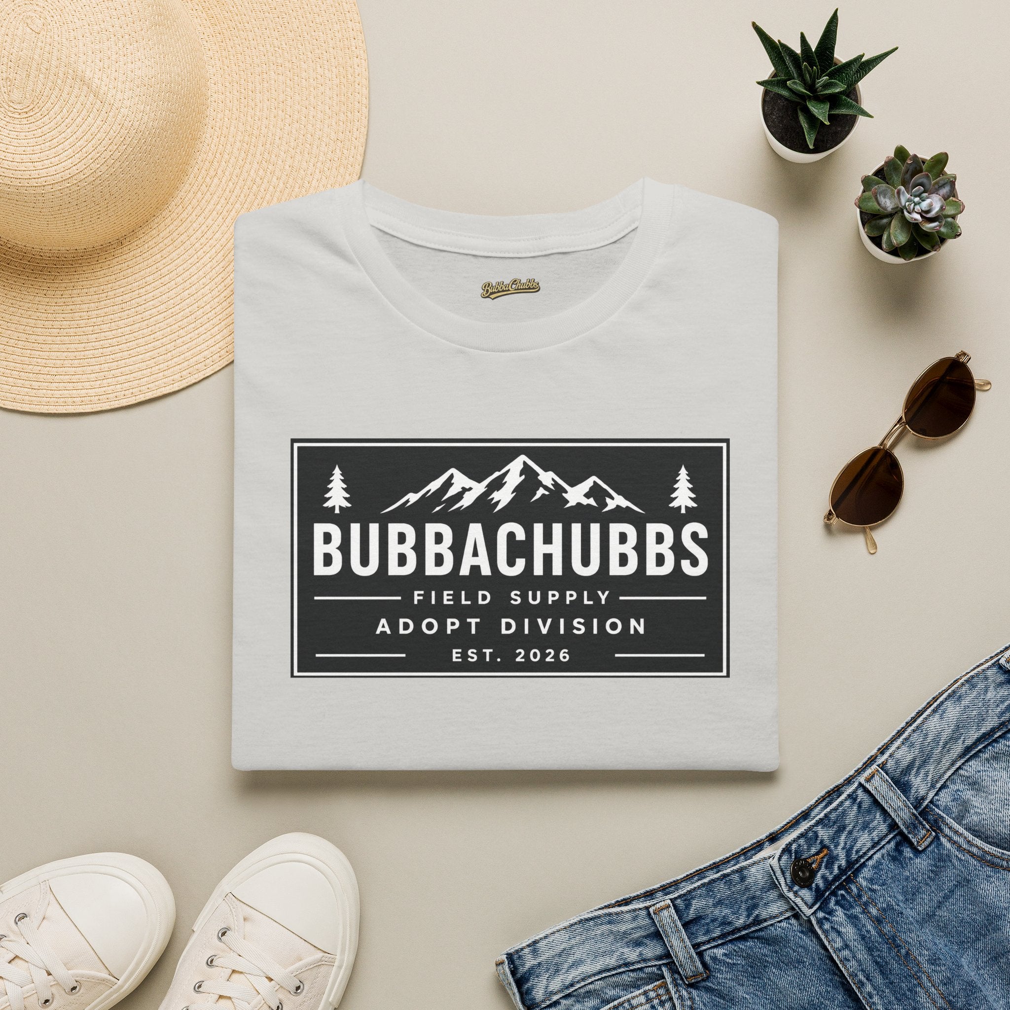 BubbaChubbs Adopt Supply Tee - BubbaChubbs Brand