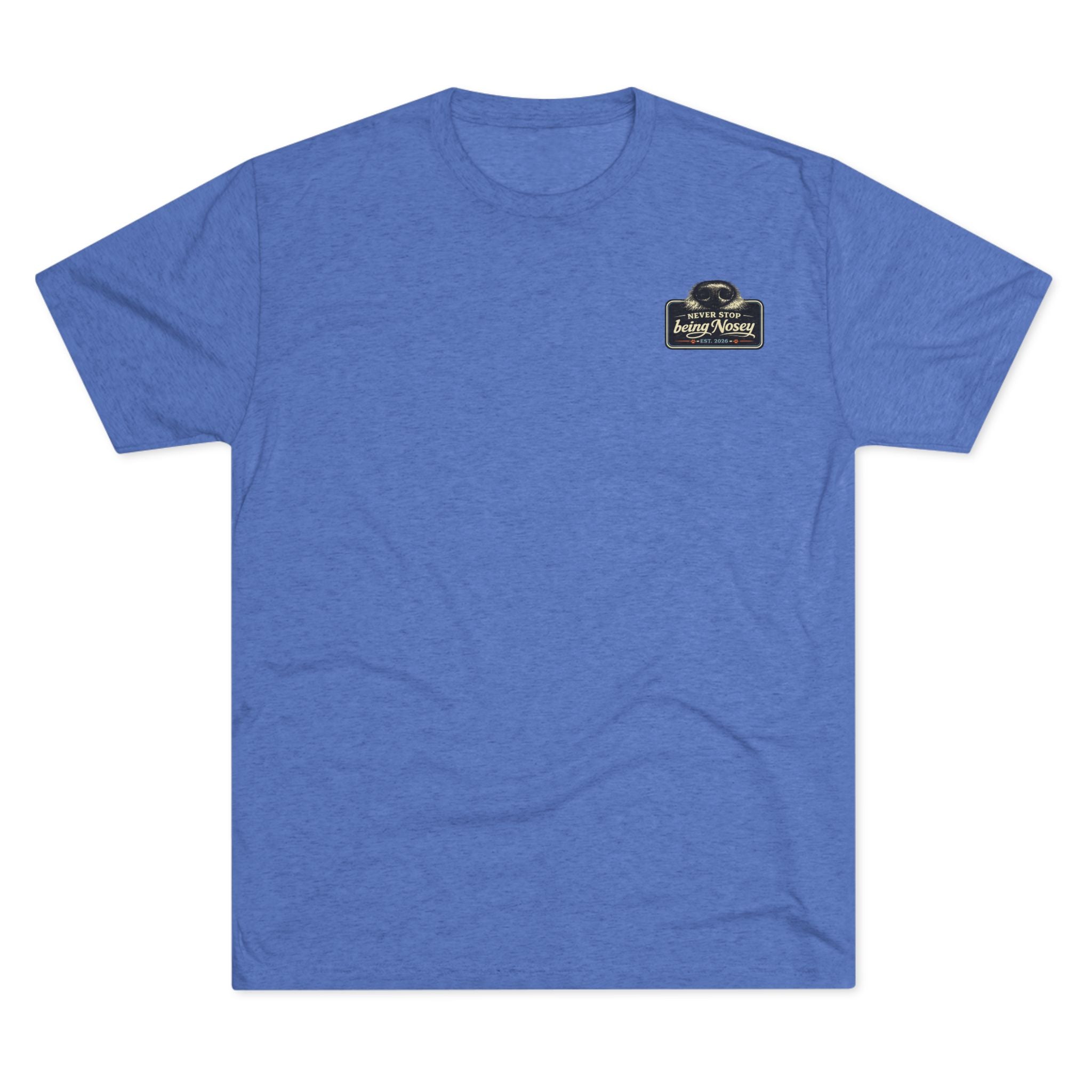 BubbaChubbs Never Being Nosey Minimalist Logo Tee — Adventure Outdoor Crew Shirt - BubbaChubbs Brand