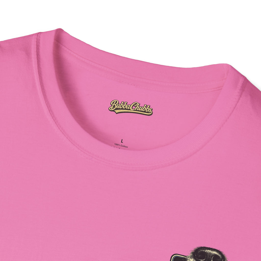 BubbaChubbs Never Stop Being Nosey Small Logo Short-Sleeve Tee - BubbaChubbs Brand