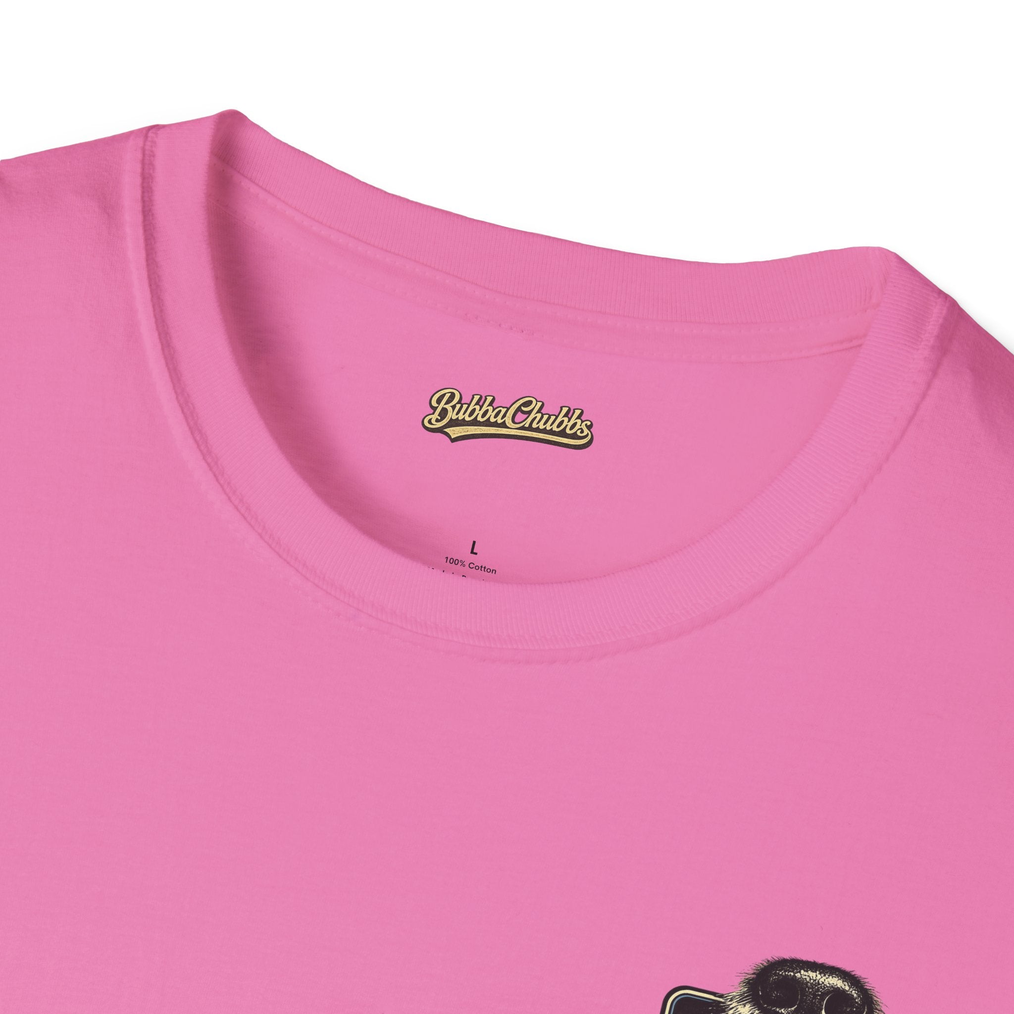 BubbaChubbs Never Stop Being Nosey Small Logo Short-Sleeve Tee - BubbaChubbs Brand