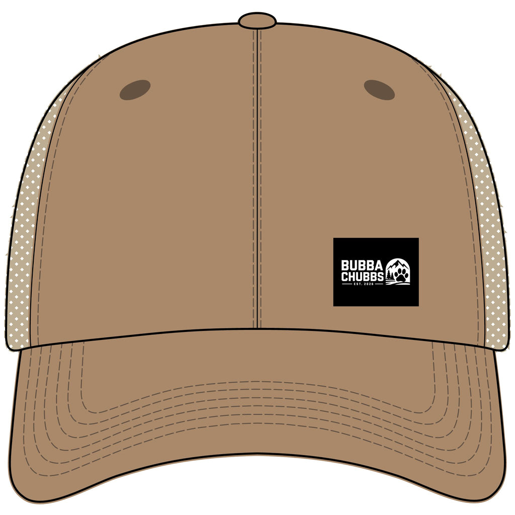 Mesh-Back Cap  BubbaChubbs Logo Hat Printify
