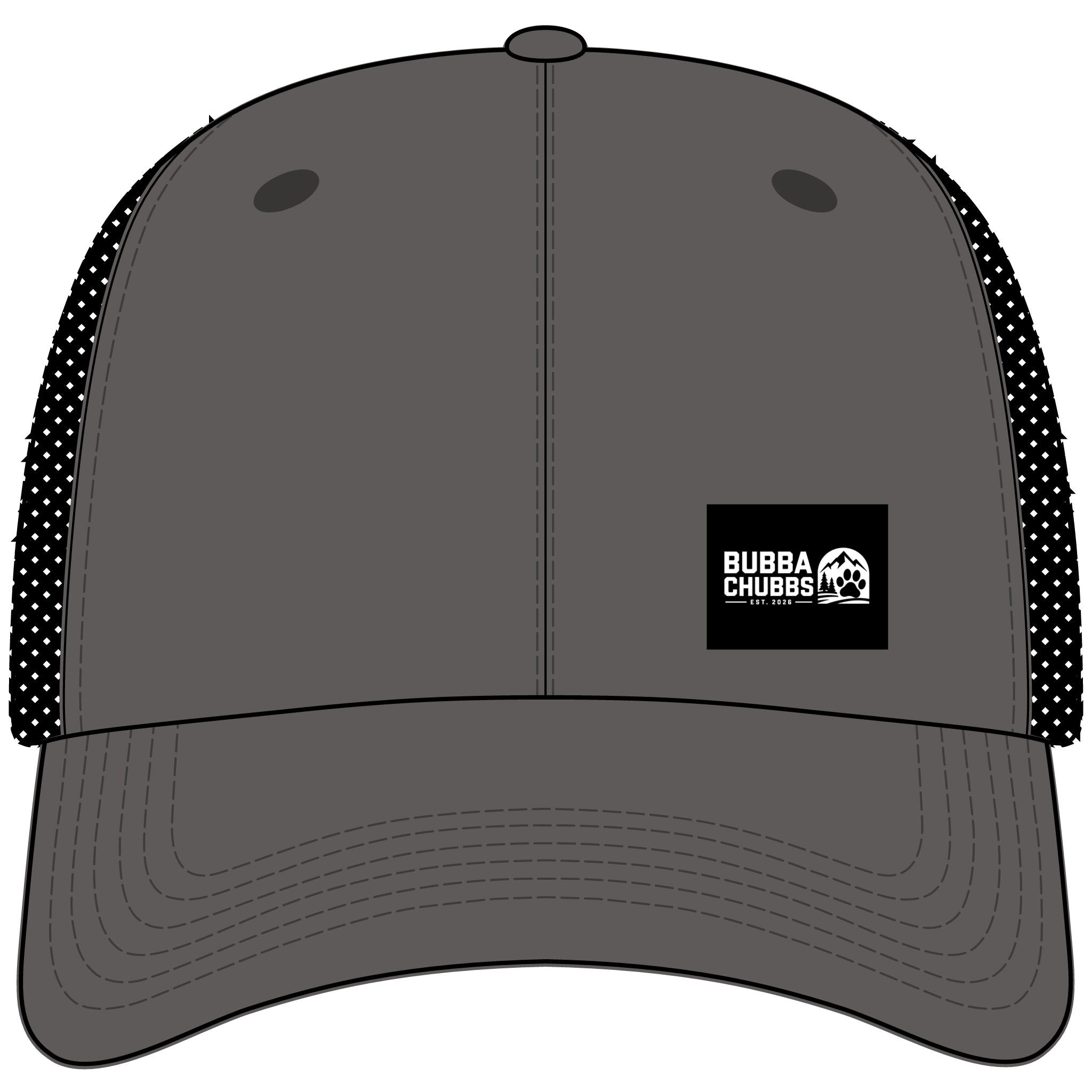 Mesh-Back Cap BubbaChubbs Logo Hat - BubbaChubbs Brand