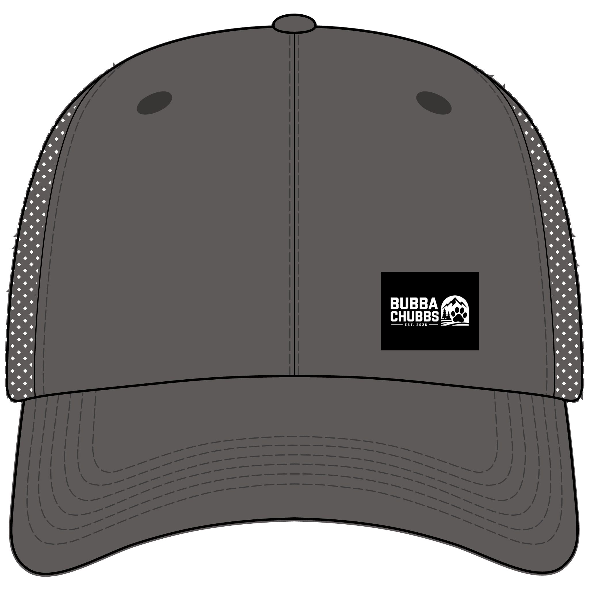 Mesh-Back Cap BubbaChubbs Logo Hat - BubbaChubbs Brand