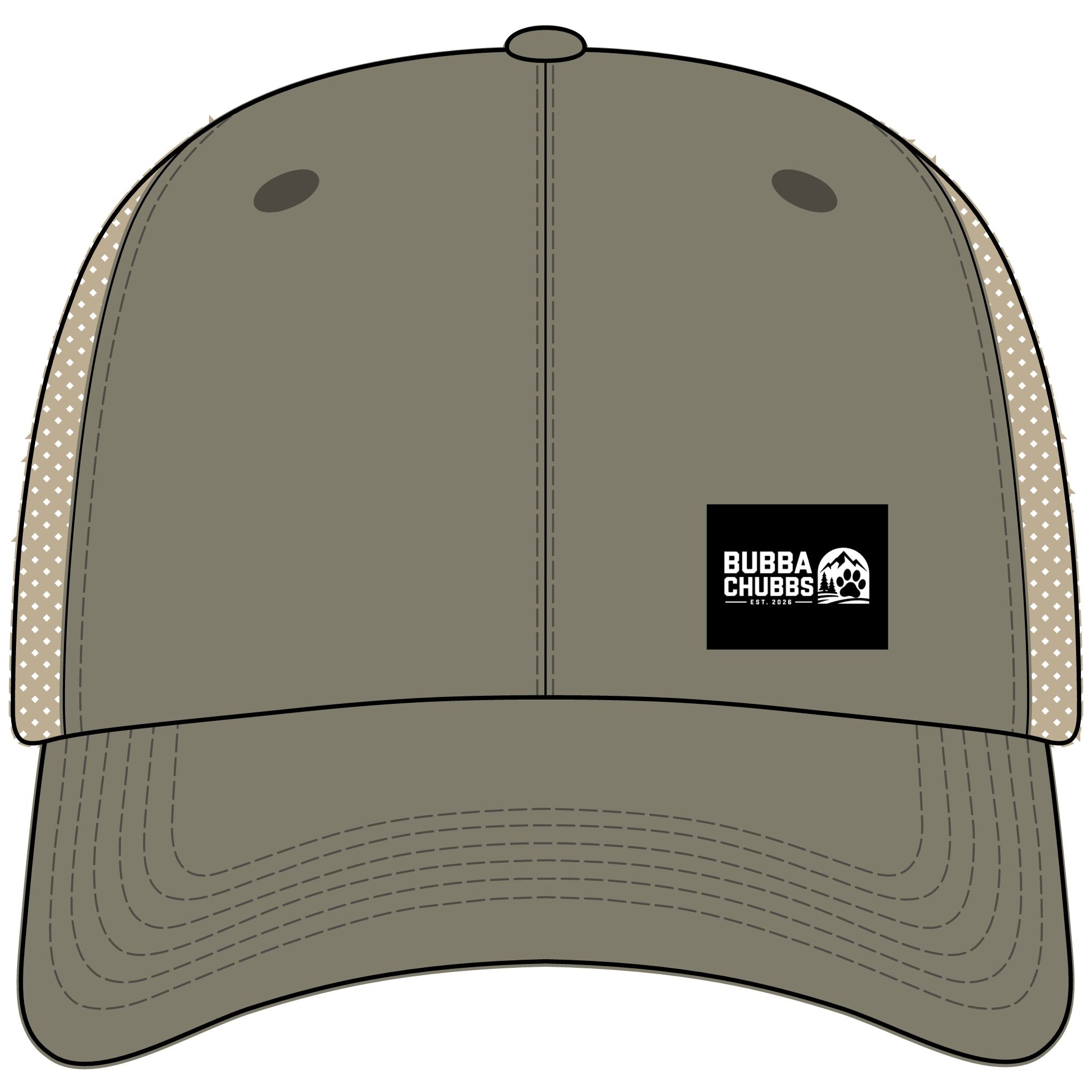 Mesh-Back Cap BubbaChubbs Logo Hat - BubbaChubbs Brand
