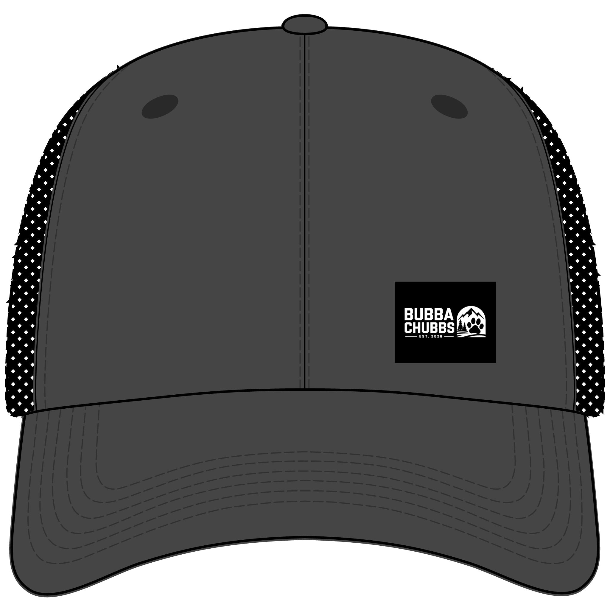 Mesh-Back Cap BubbaChubbs Logo Hat - BubbaChubbs Brand