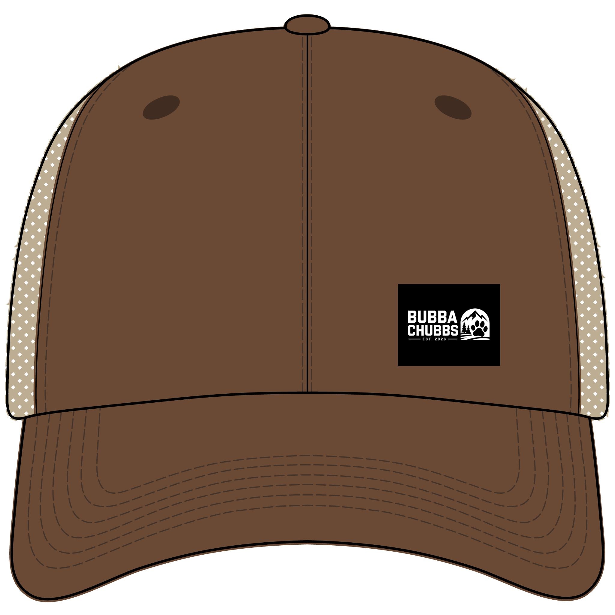 Mesh-Back Cap BubbaChubbs Logo Hat - BubbaChubbs Brand