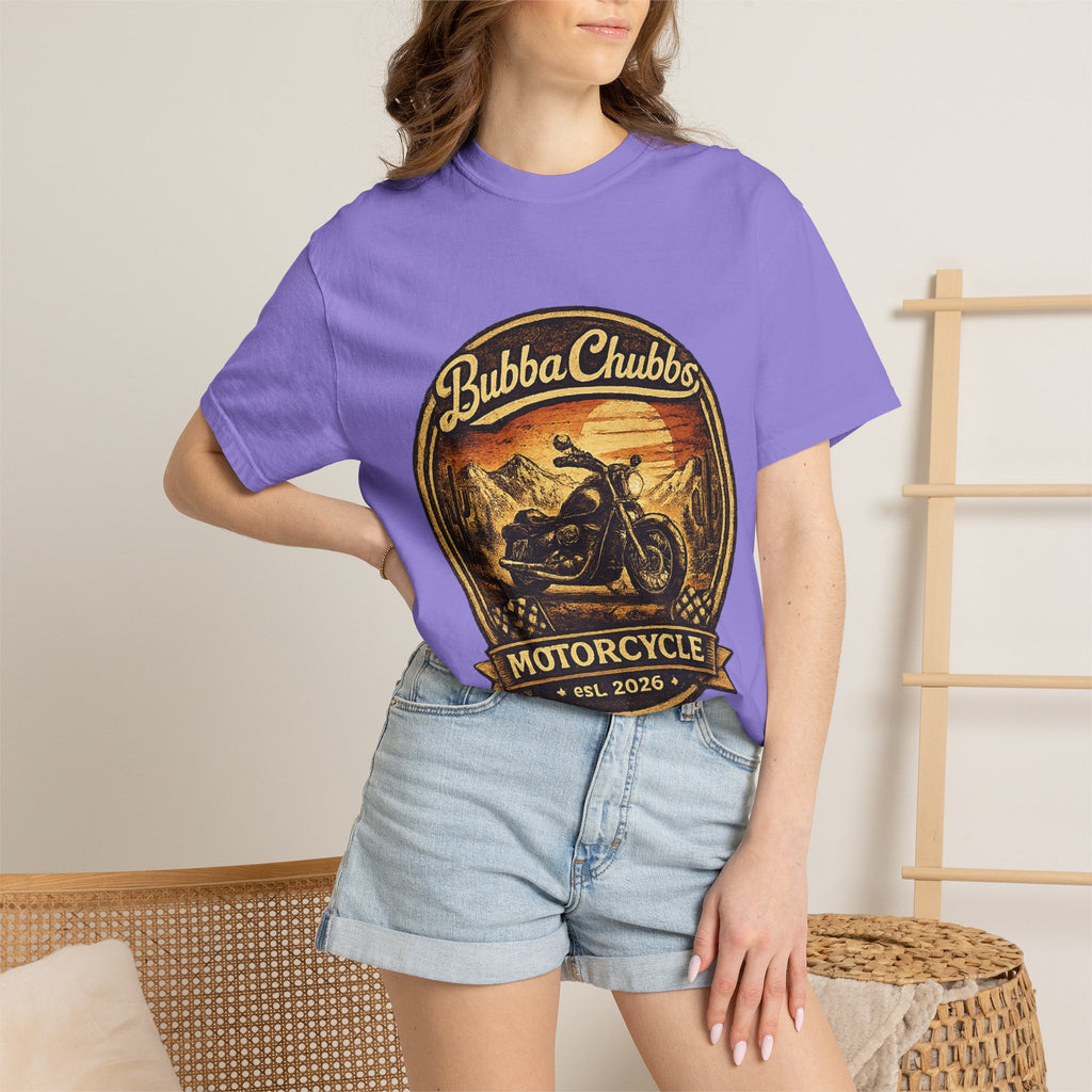 Motorcycle Graphic Tee | BubbaChubbs Biker Get Out Stay Wild T-Shirt