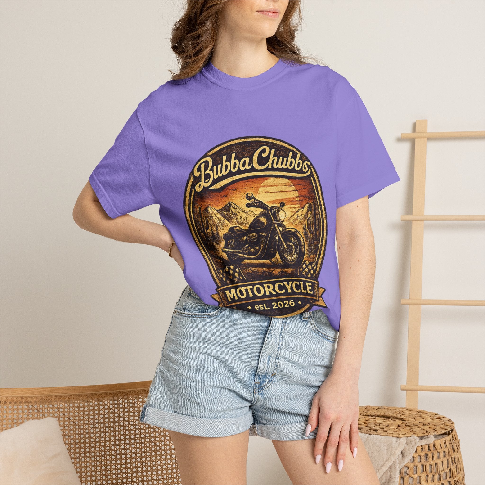 Motorcycle Graphic Tee | BubbaChubbs Biker Get Out Stay Wild T-Shirt