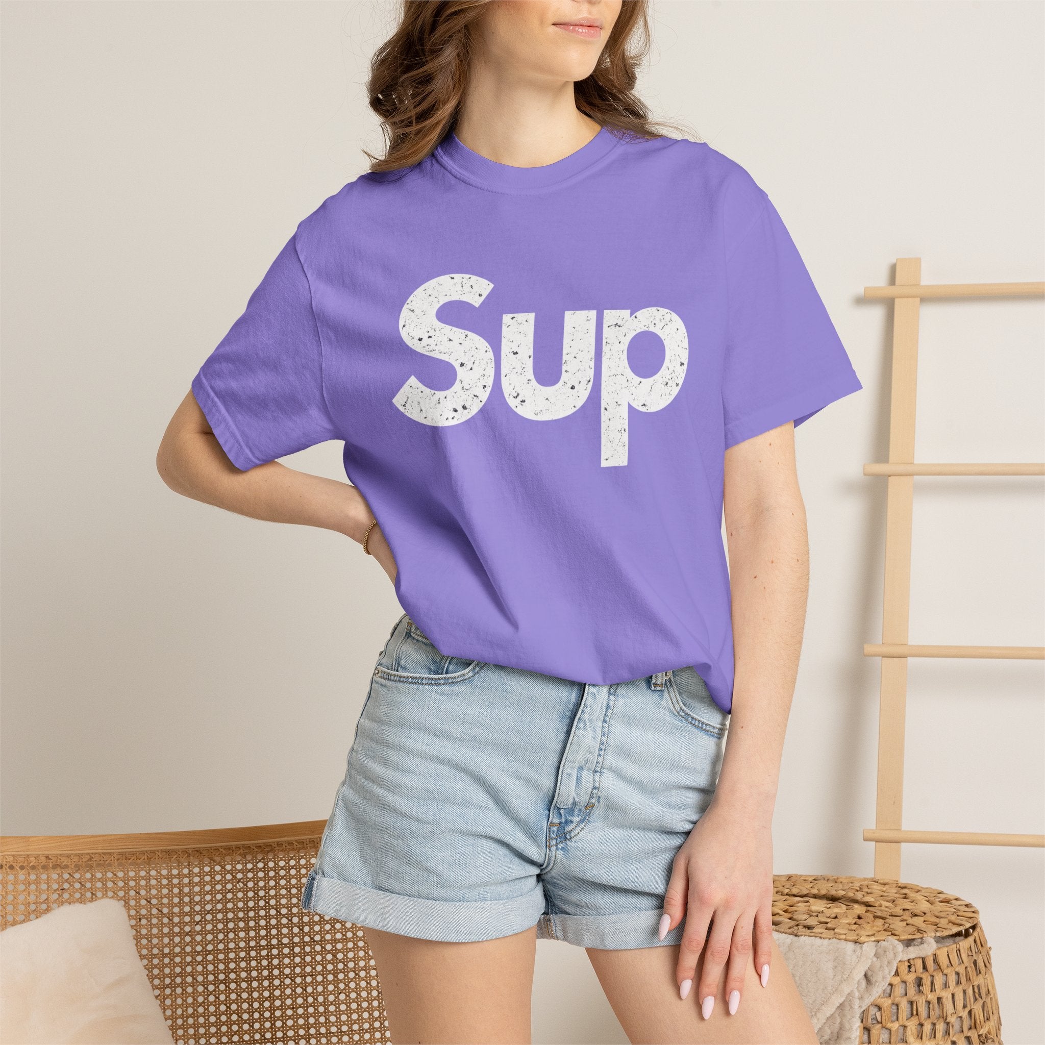 BubbaChubbs Sup White Lettering Tee - BubbaChubbs Brand