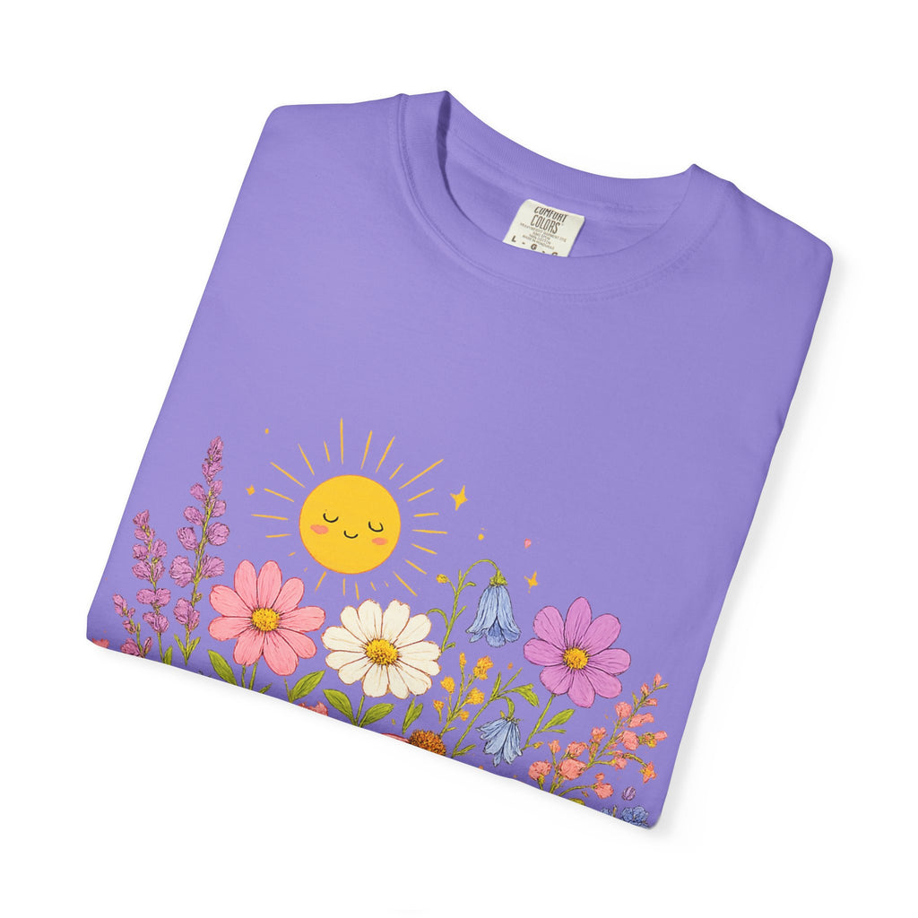 BubbaChubbs Sun Floral Style Tee Printify