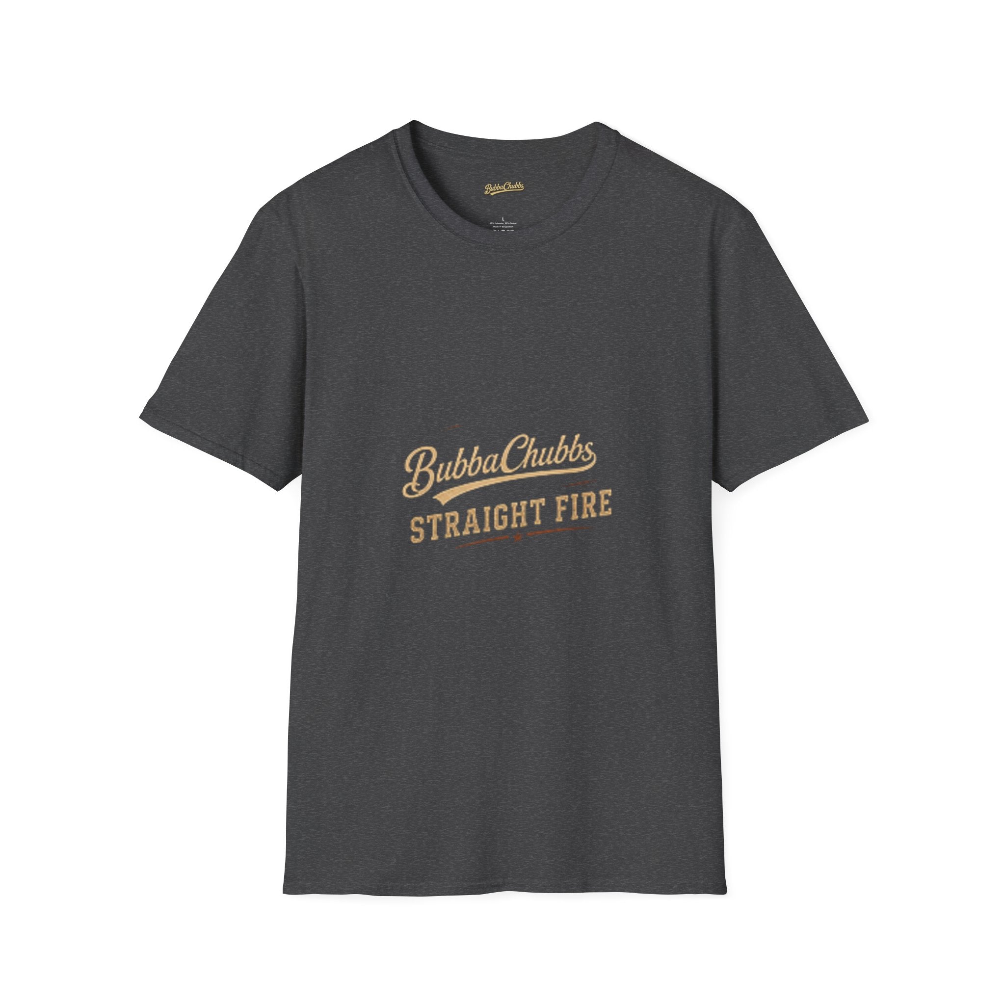 Straight Fire Graphic Tee | BubbaChubbs Bold Statement T-Shirt