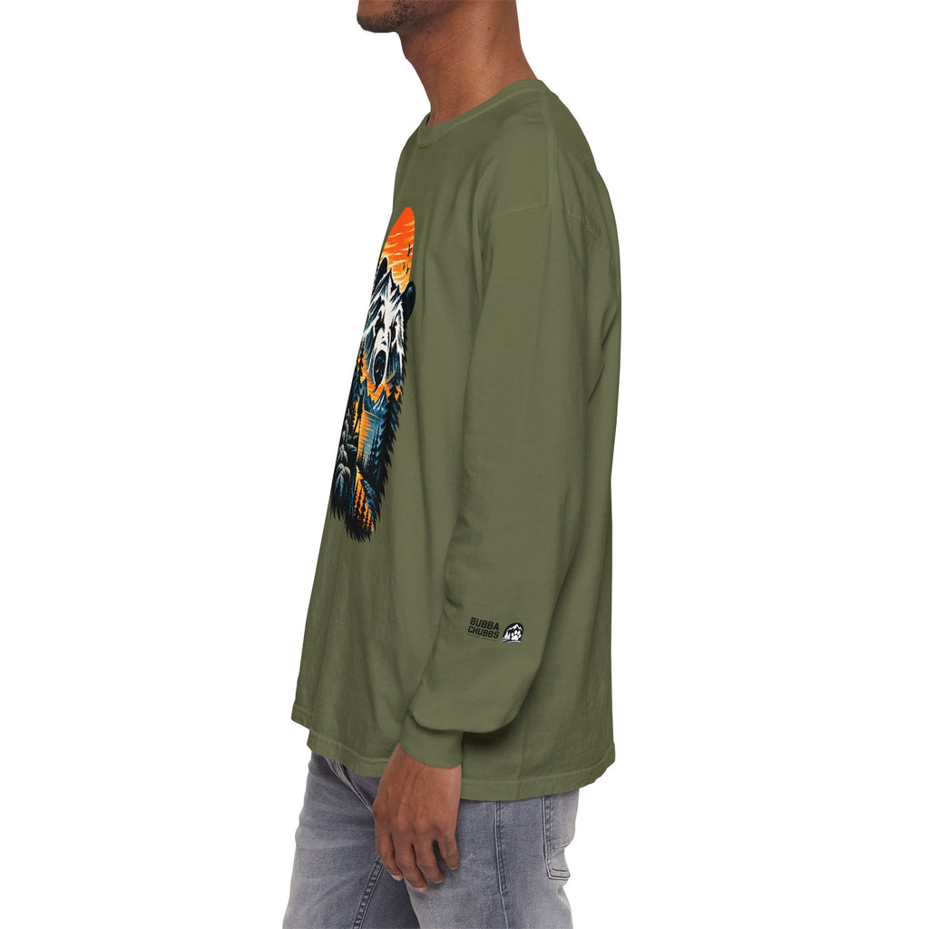 Bear Sunset Long Sleeve Tee